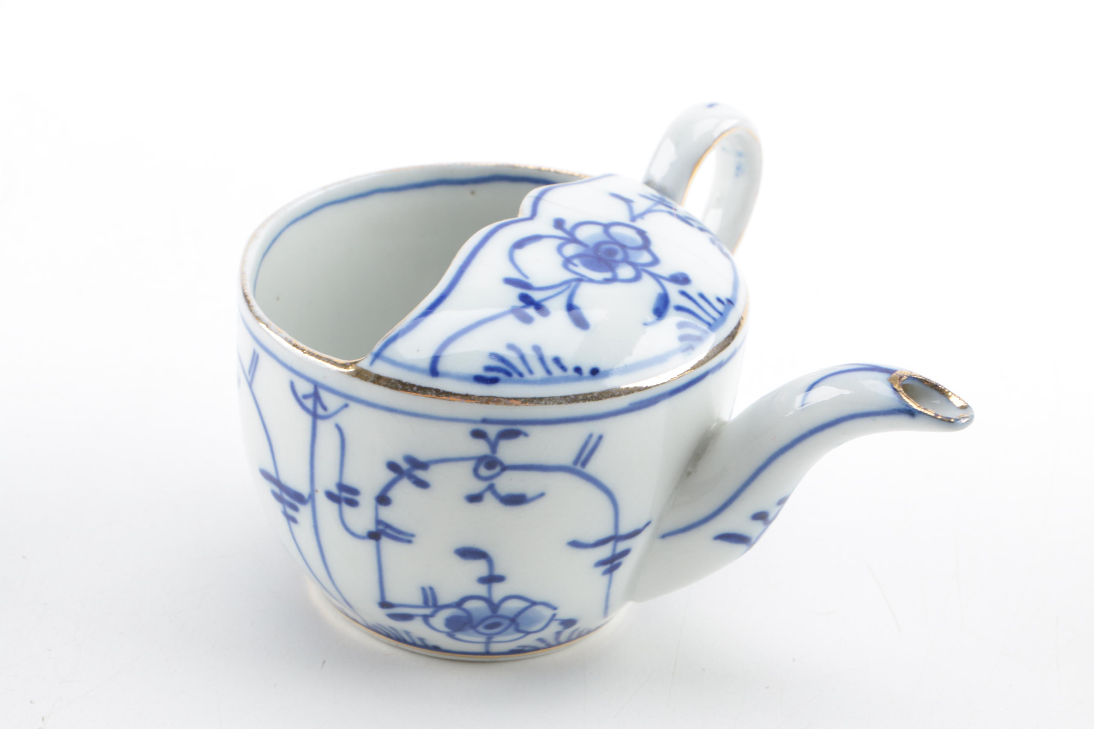 Blue Onion Style Tableware Featuring Meissen and Ernst Teichert