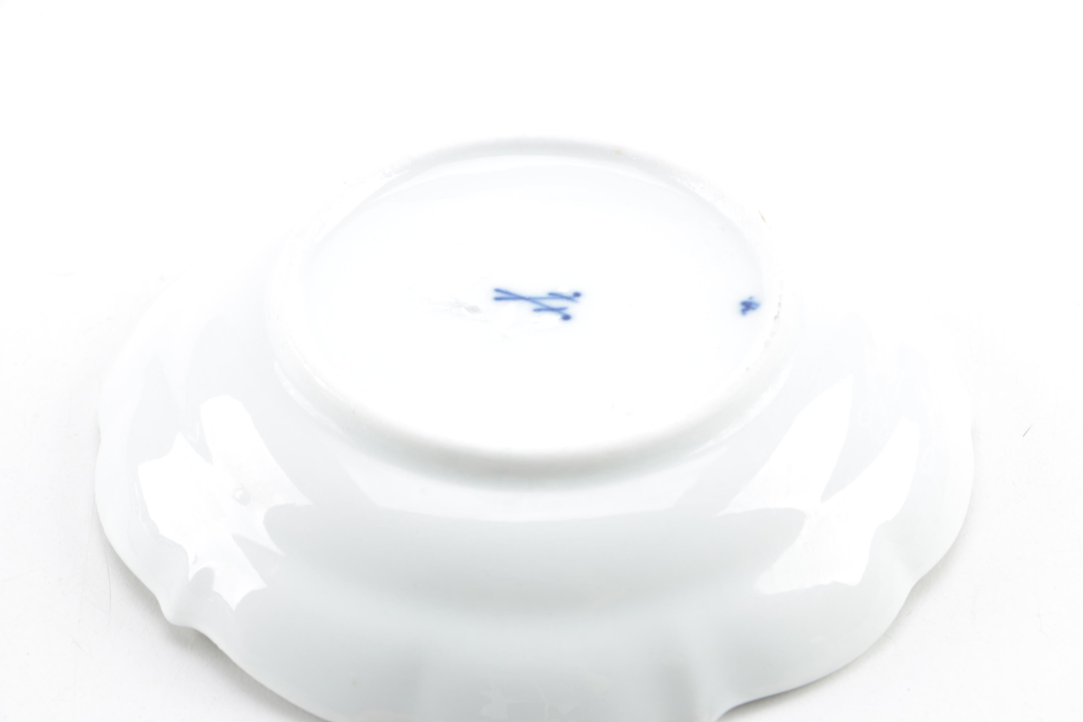 Blue Onion Style Tableware Featuring Meissen and Ernst Teichert