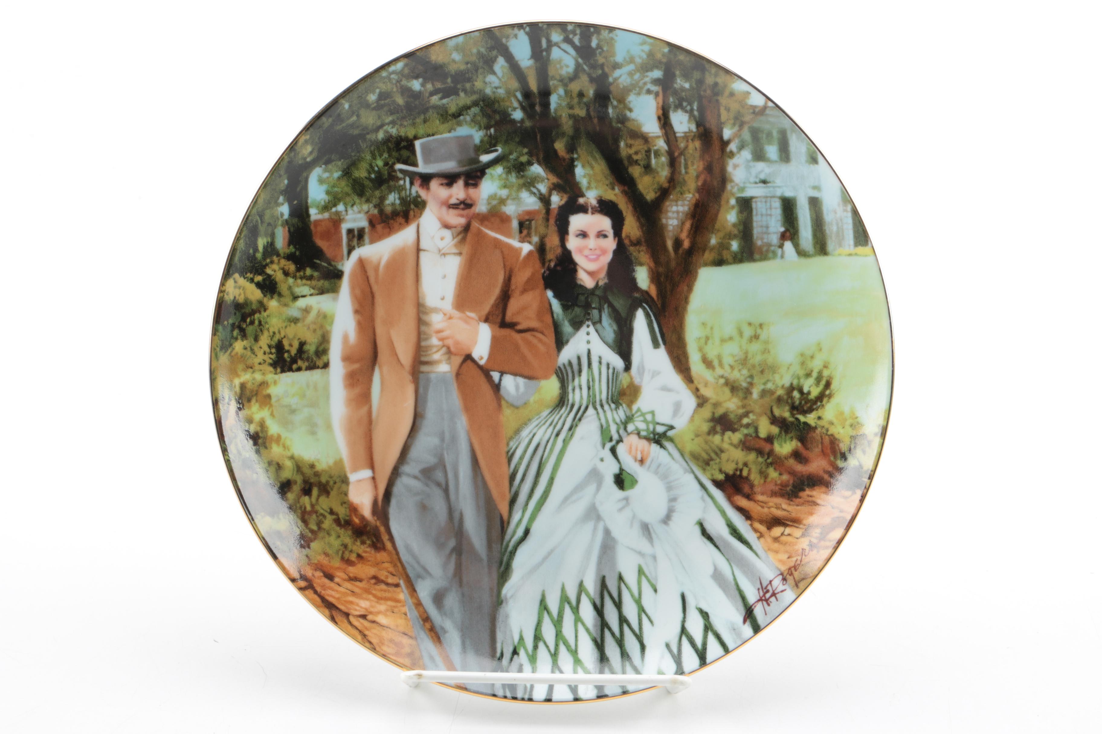 Bradex _Gone with the Wind_ Collector Plate by Howard Rogers