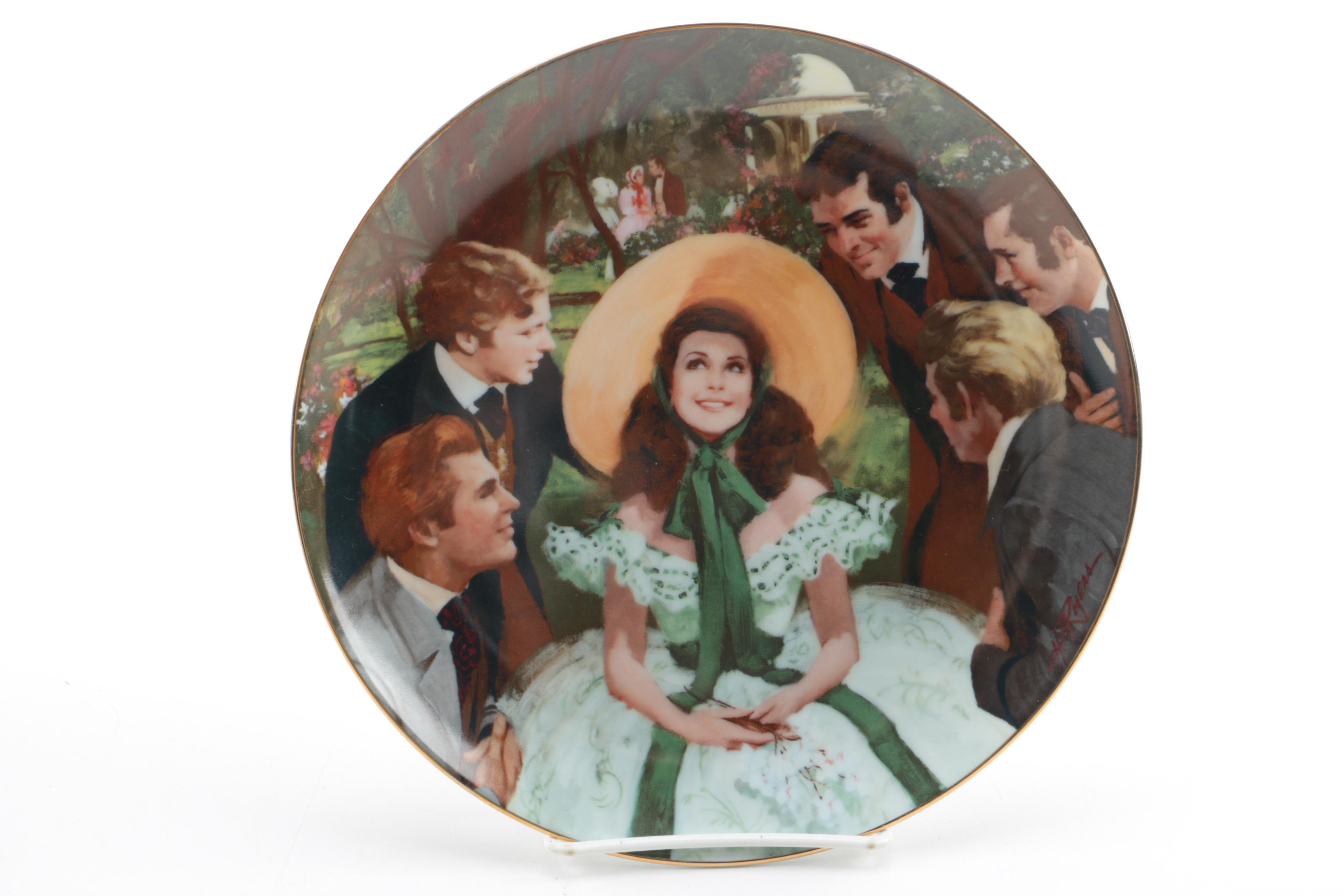 Bradex _Gone with the Wind_ Collector Plate by Howard Rogers