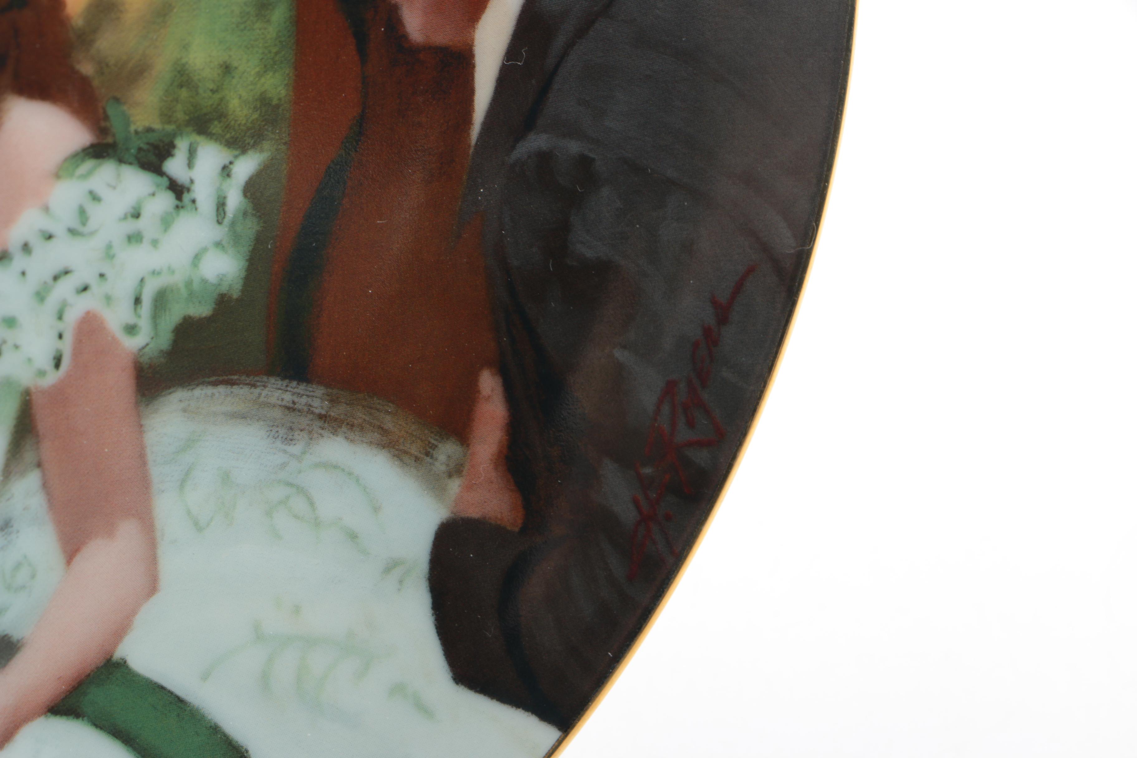 Bradex _Gone with the Wind_ Collector Plate by Howard Rogers