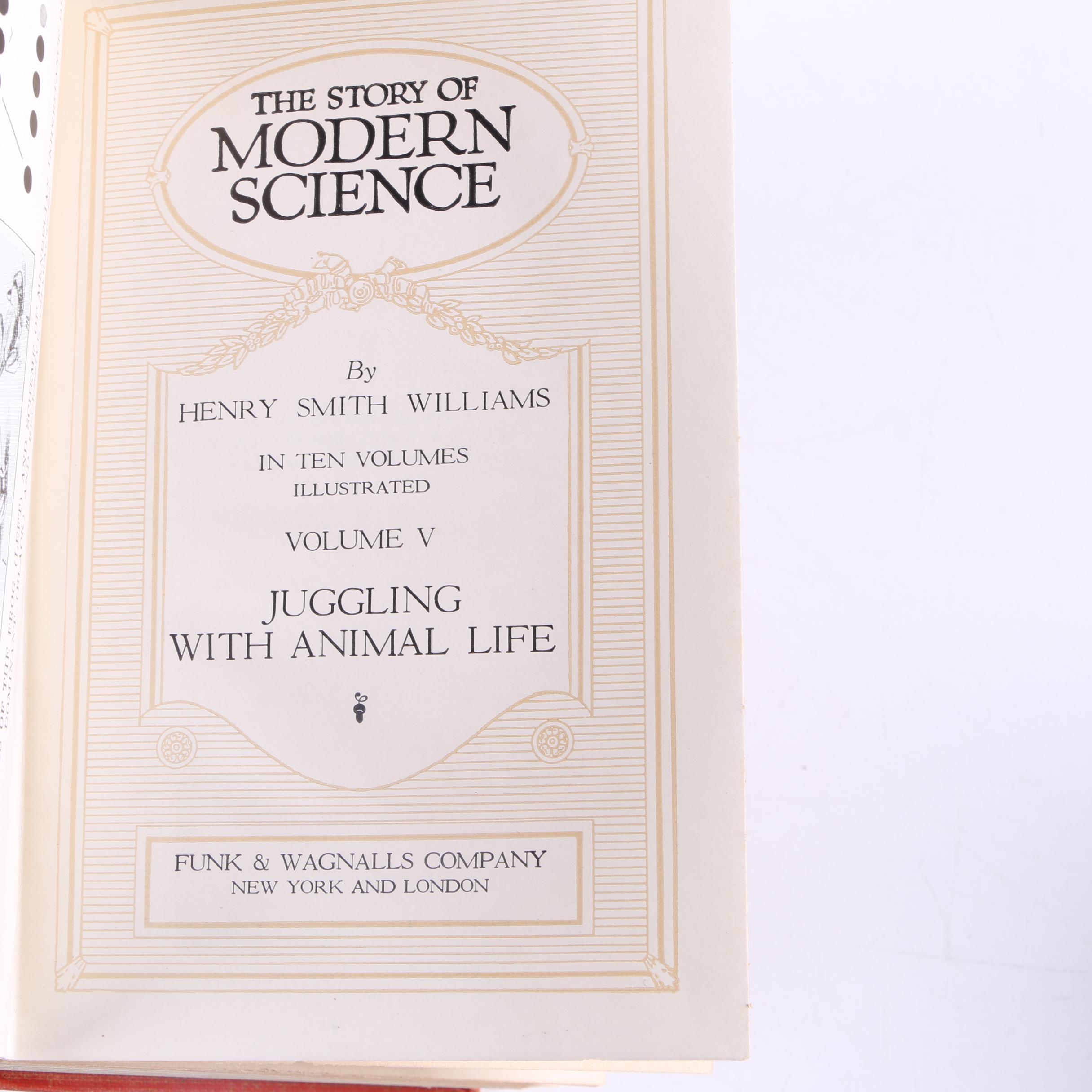 1931 "The Story of Modern Science" in Six Volumes