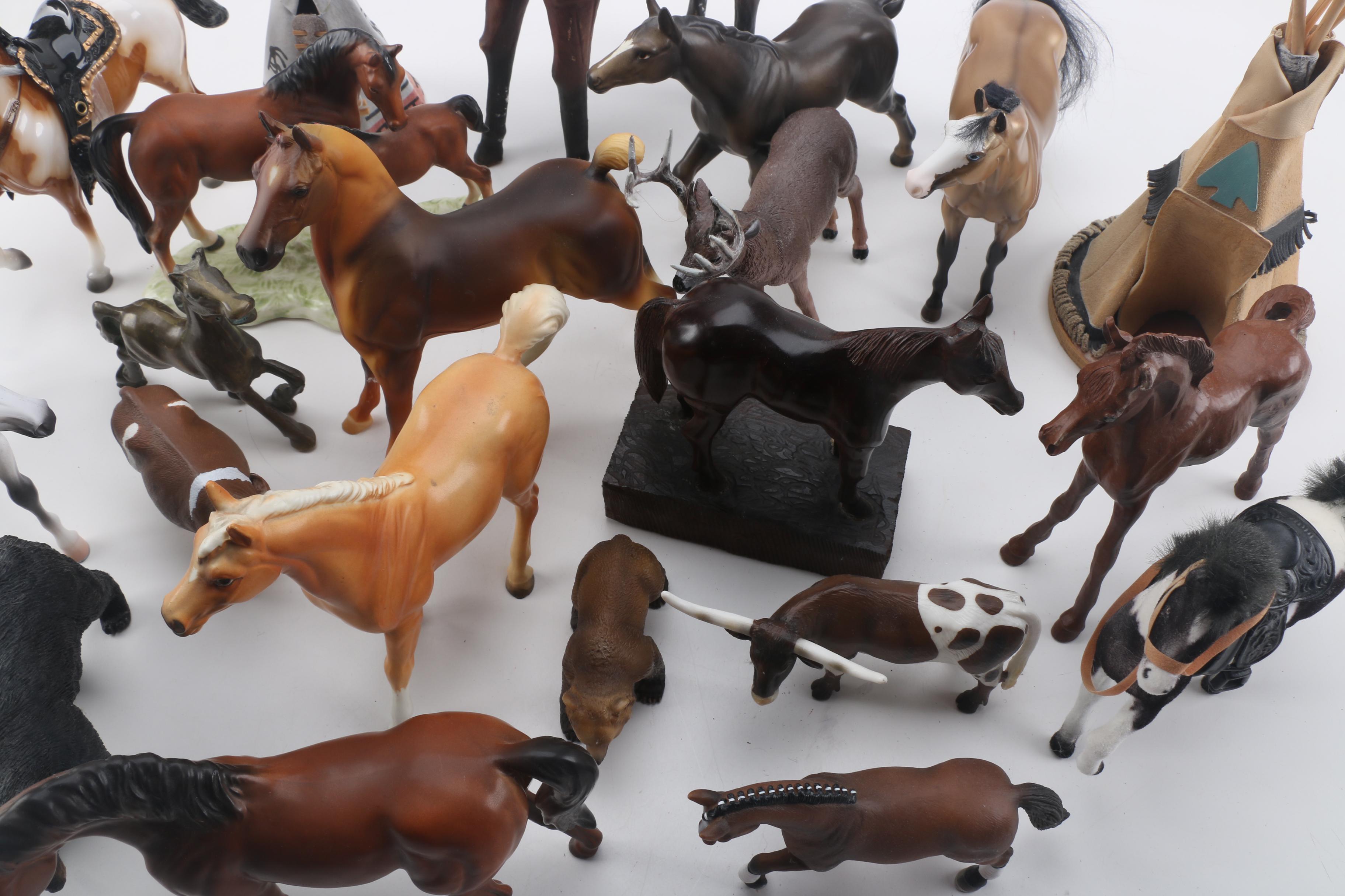 Collection of Twenty-One Western Themed Figurines