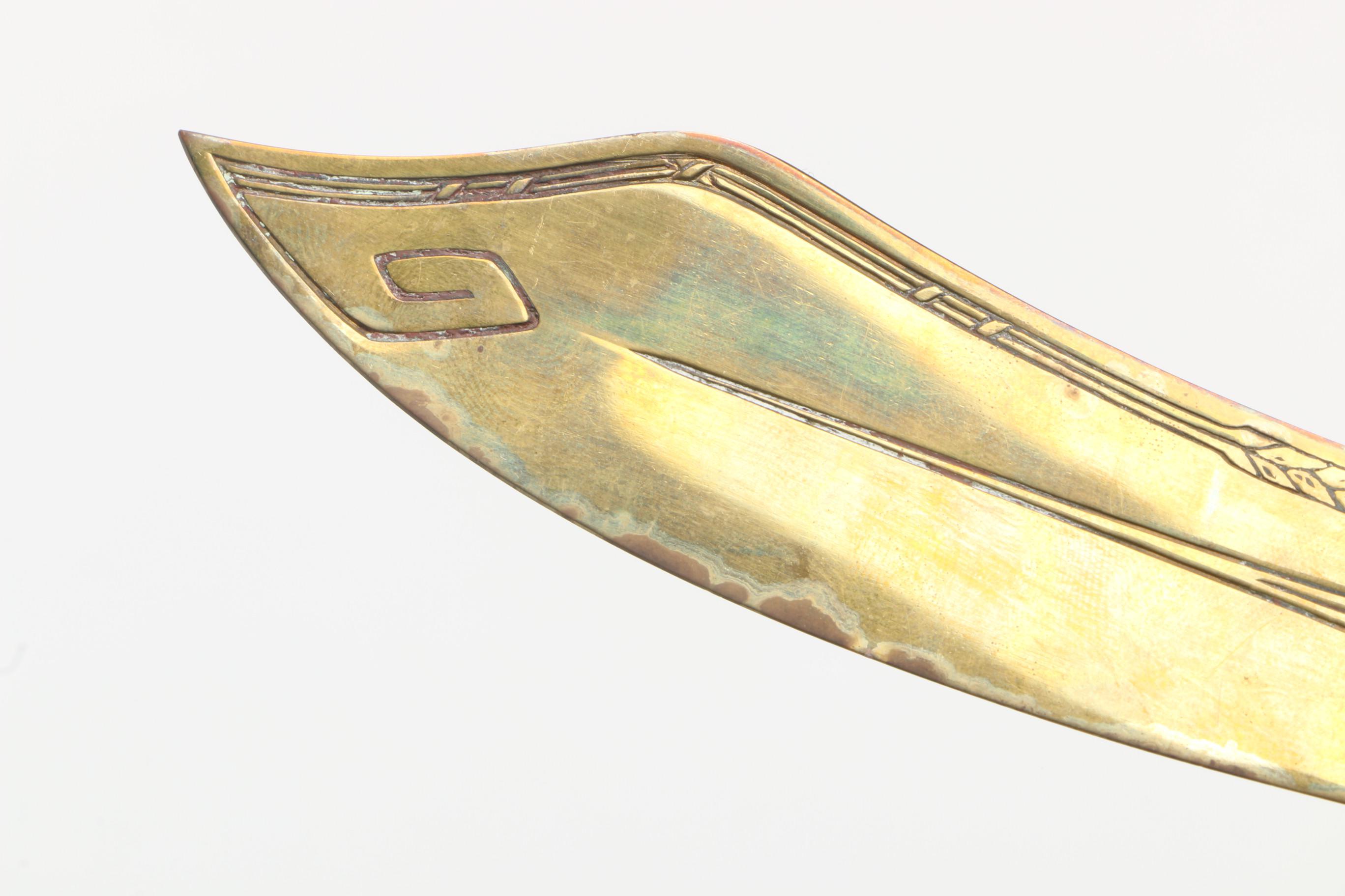 R. Wallace & Sons "Peony" Sterling Handled Knife with 800 Silver Handled Knife