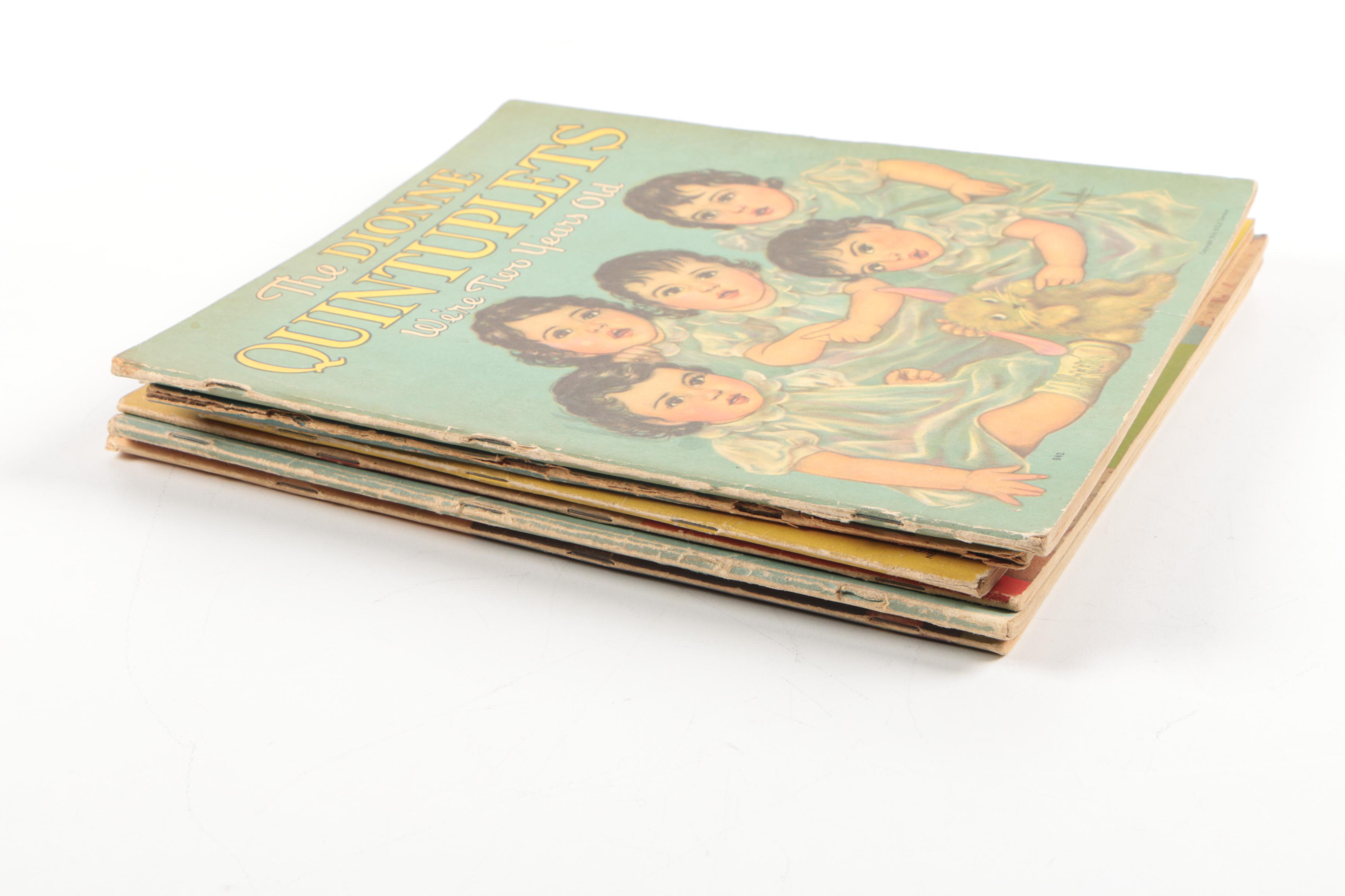 Collection of "The Dionne Quintuplets" Books