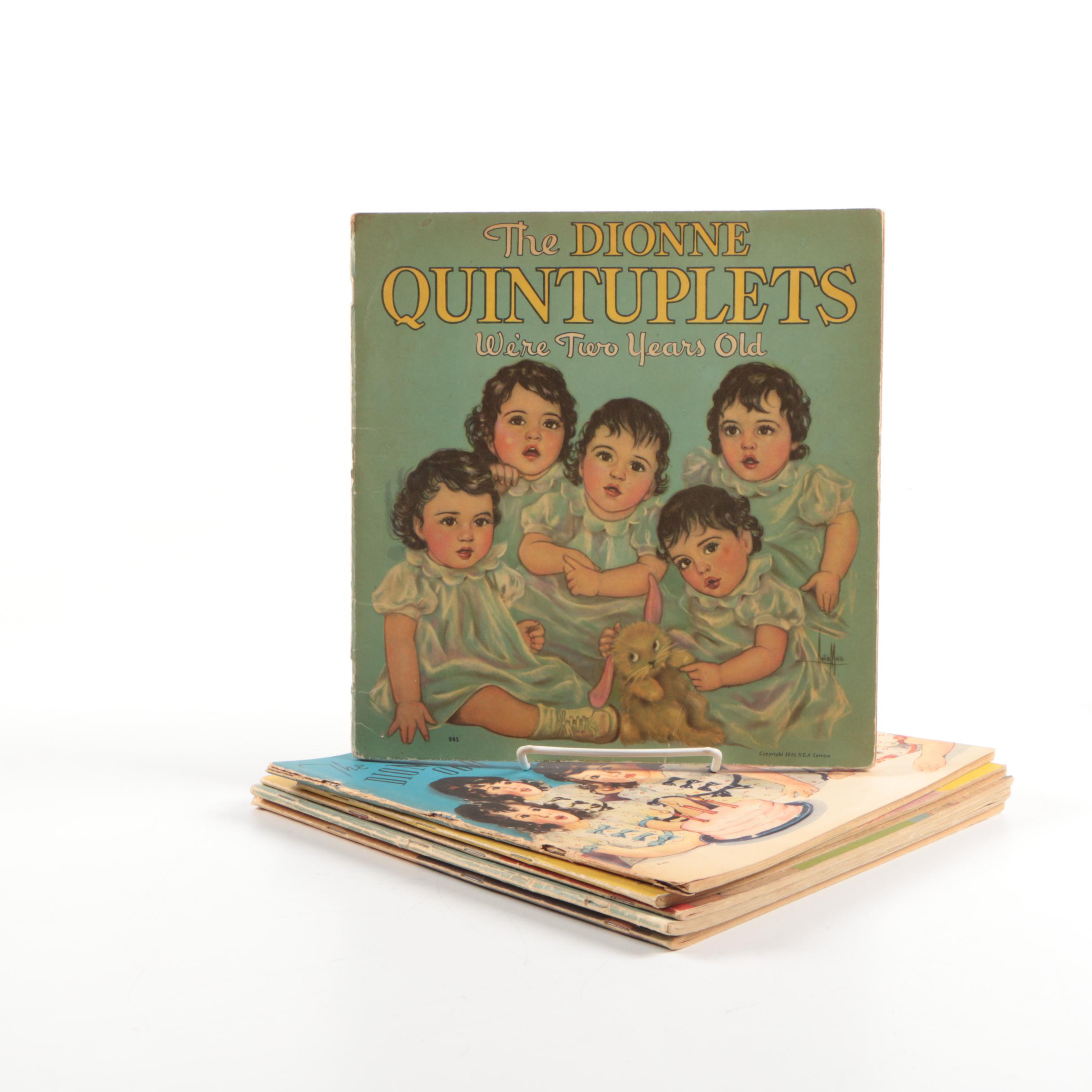 Collection of "The Dionne Quintuplets" Books