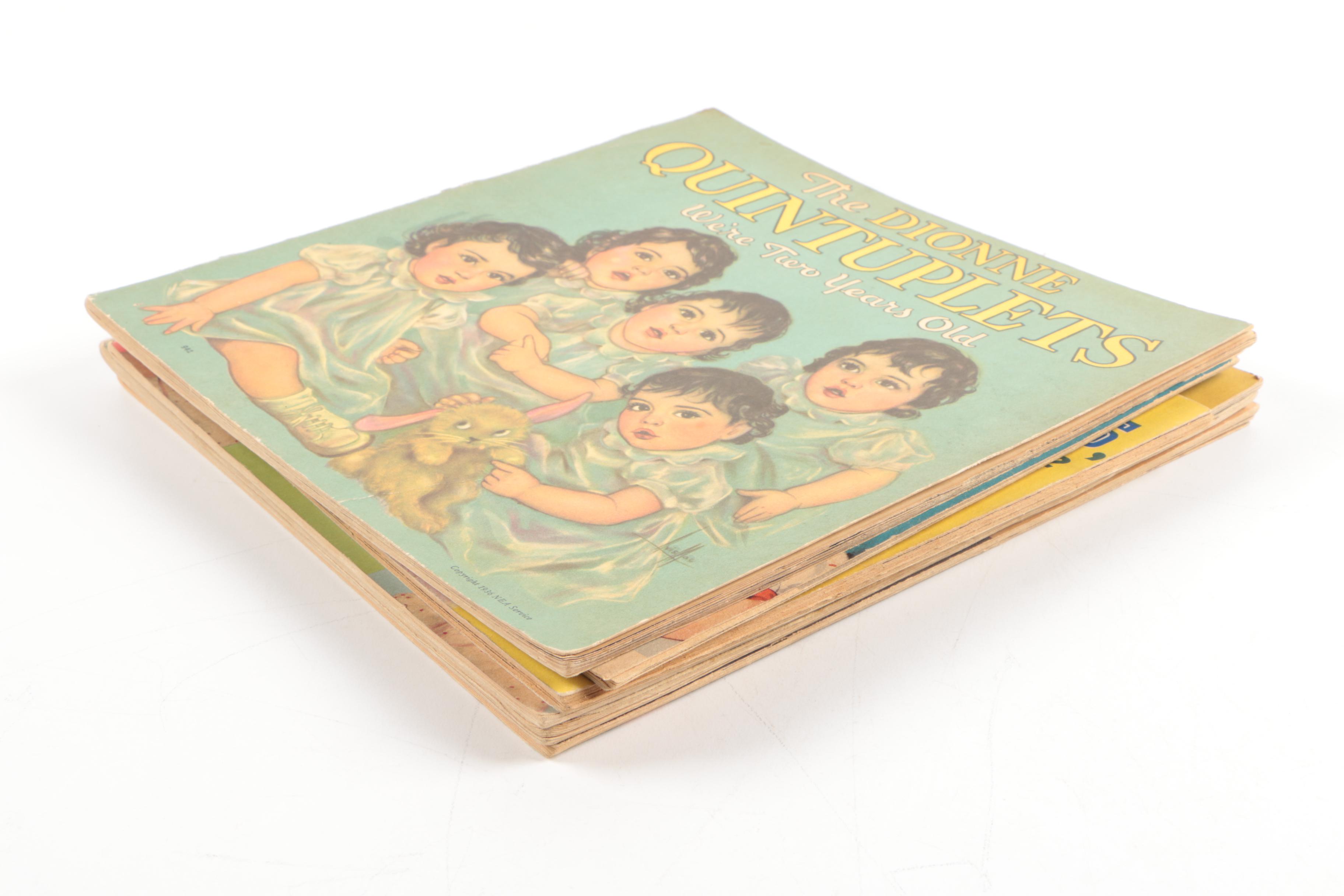 Collection of "The Dionne Quintuplets" Books