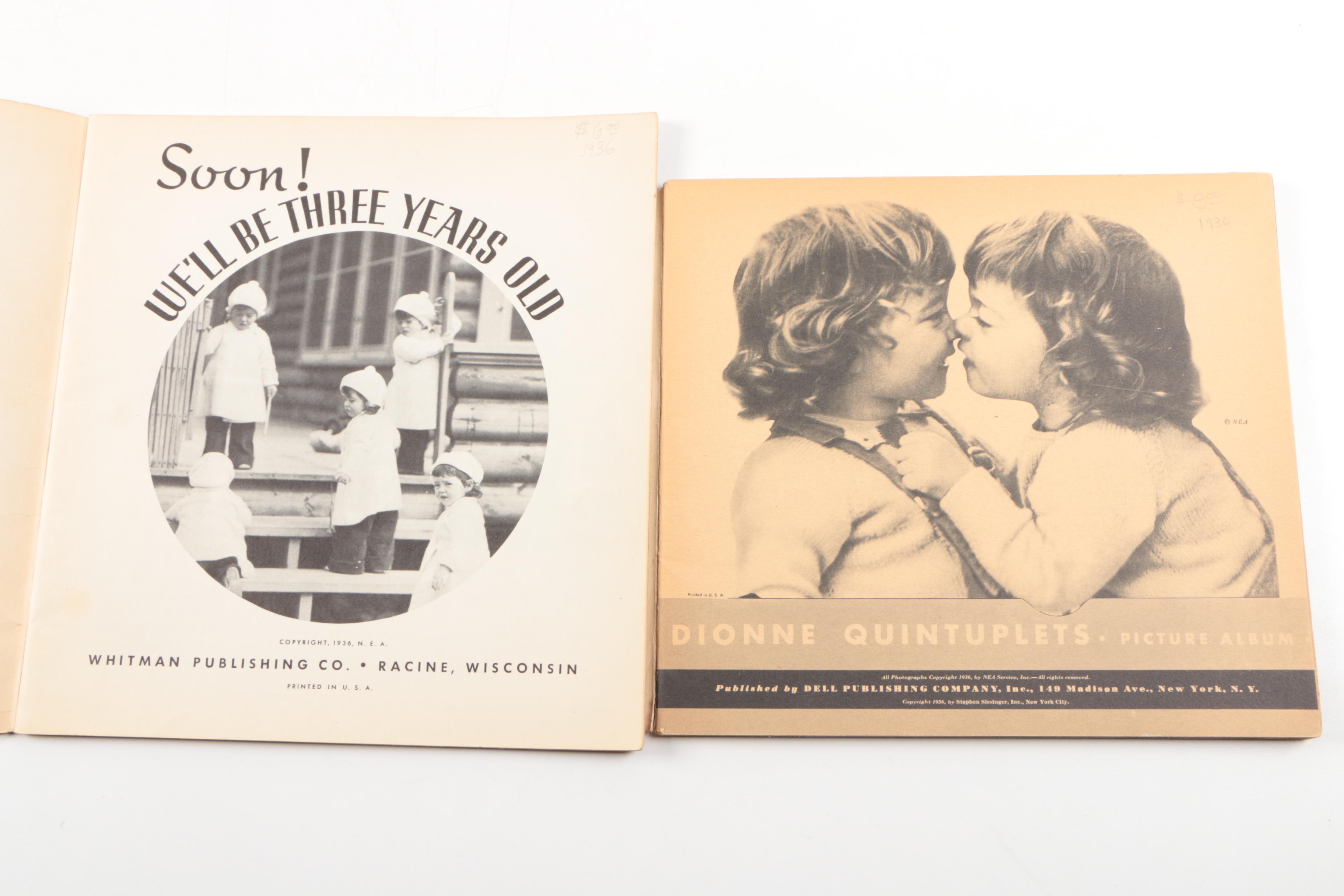 Collection of "The Dionne Quintuplets" Books