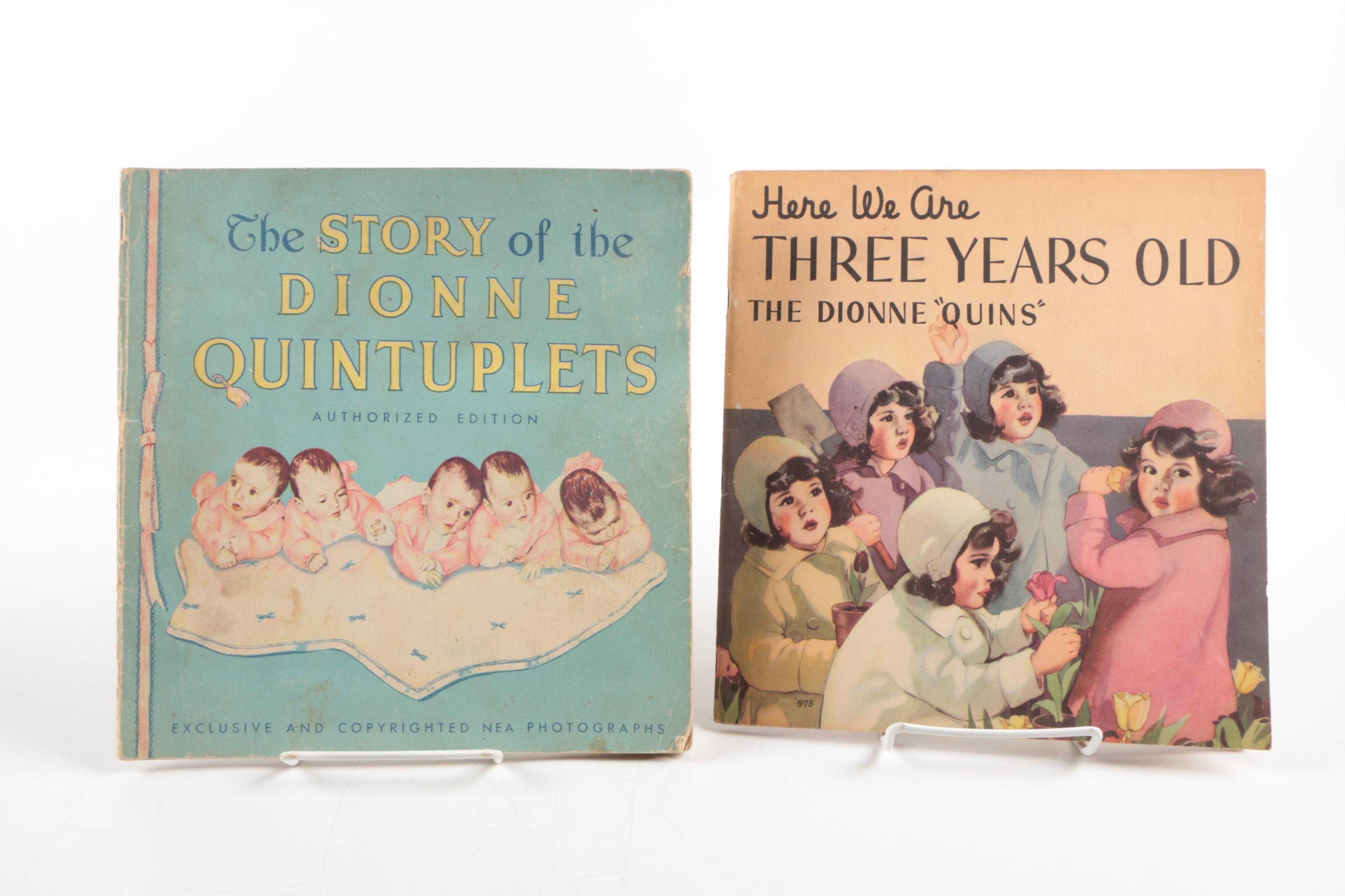Collection of "The Dionne Quintuplets" Books