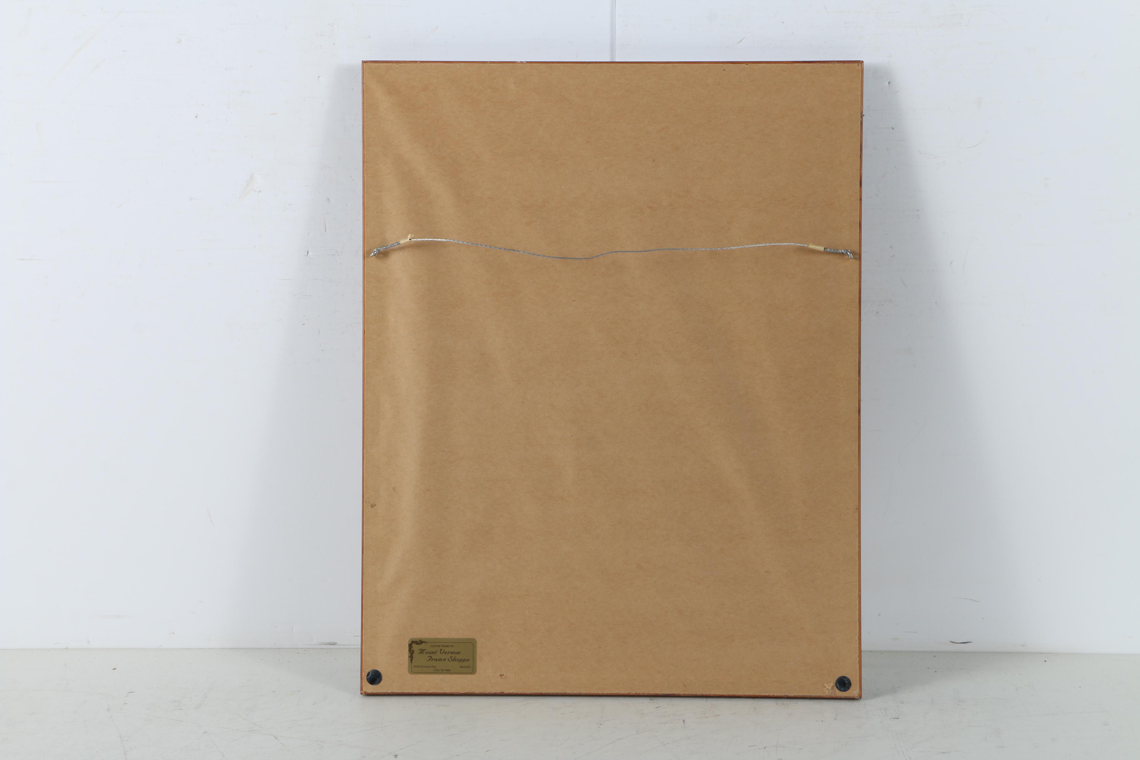 G. Marlo Allen Lithograph on Paper "Shetland Sheepdog"