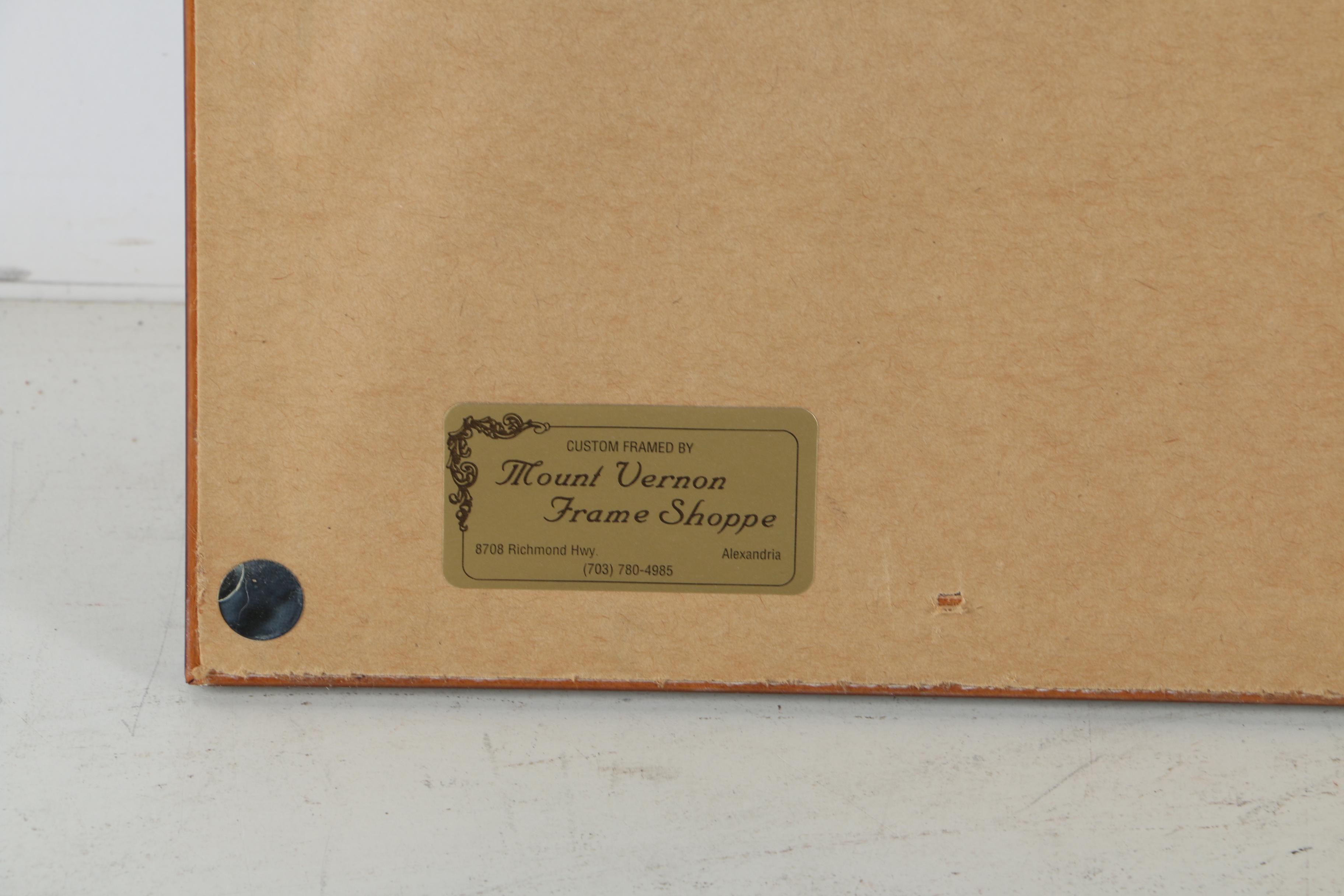 G. Marlo Allen Lithograph on Paper "Shetland Sheepdog"