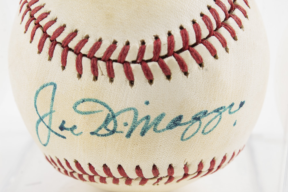 Joe DiMaggio Autographed Baseball