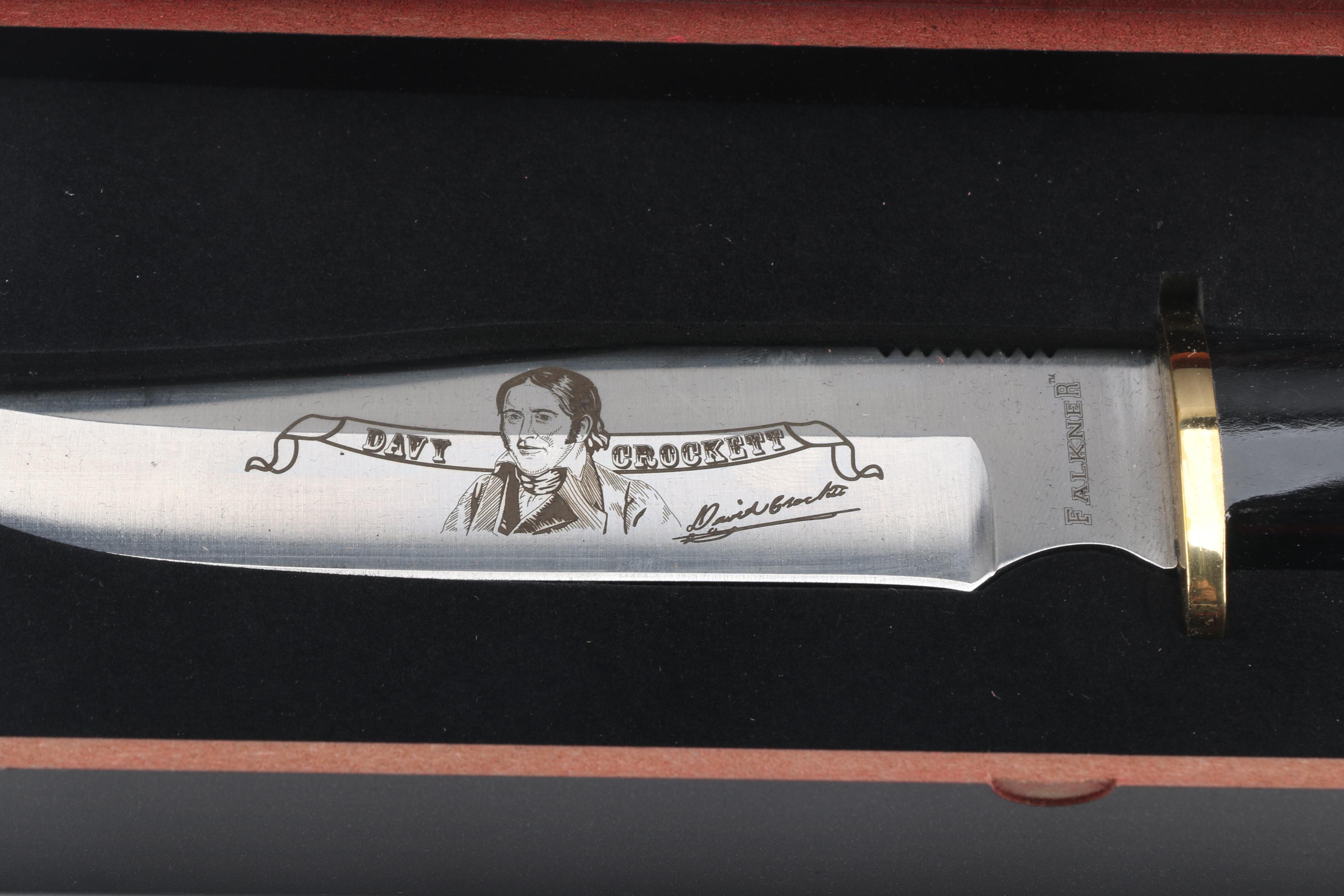 Falkner "Davy Crockett" Knife in Case
