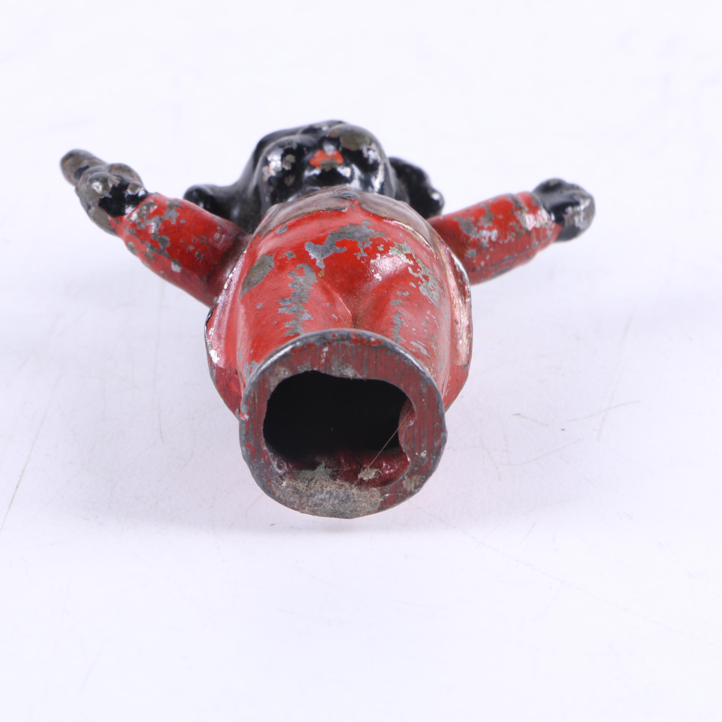 Vintage Cast Iron Dog Musician Figurines