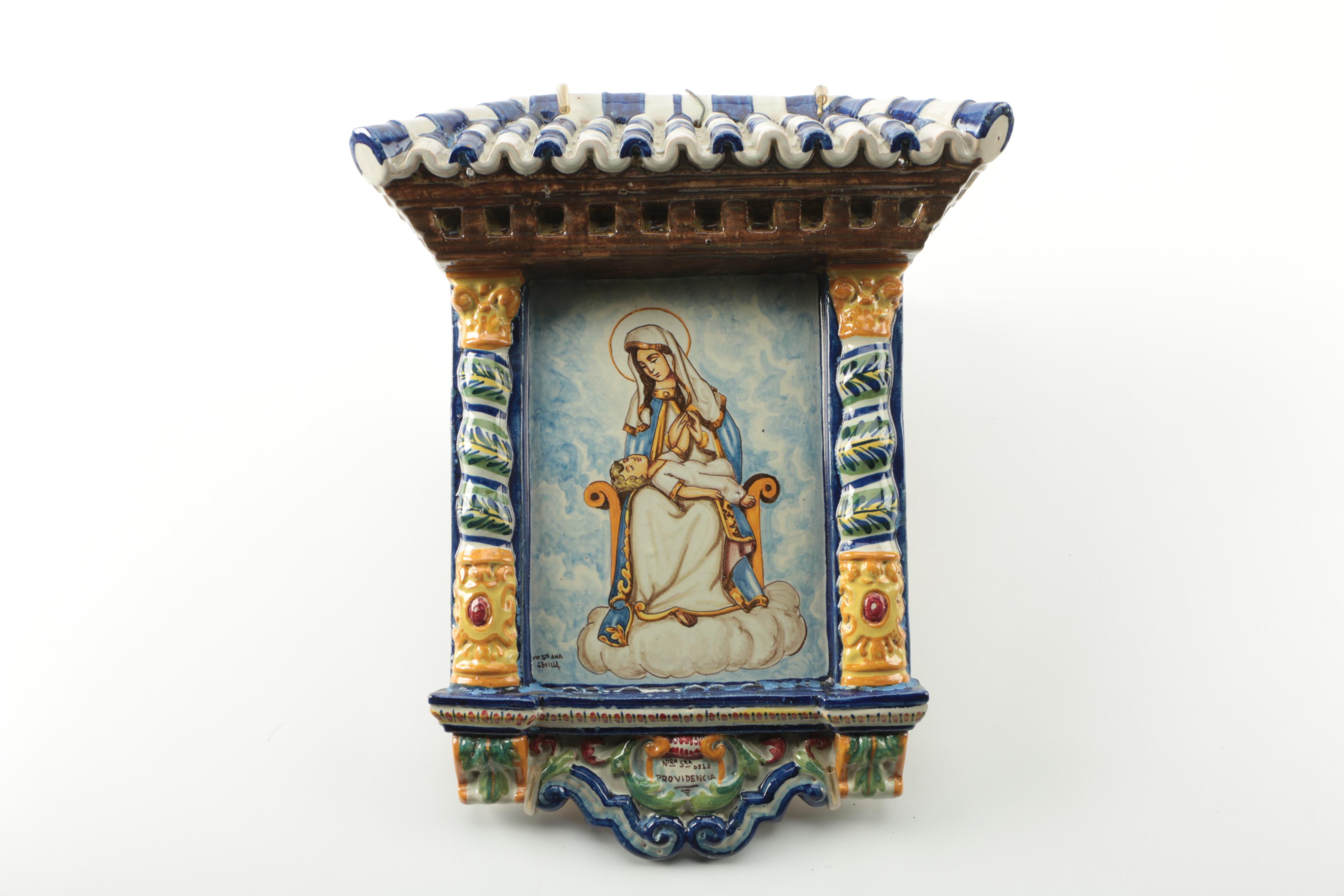 Hand Painted Our Lady of Divine Providence Icon