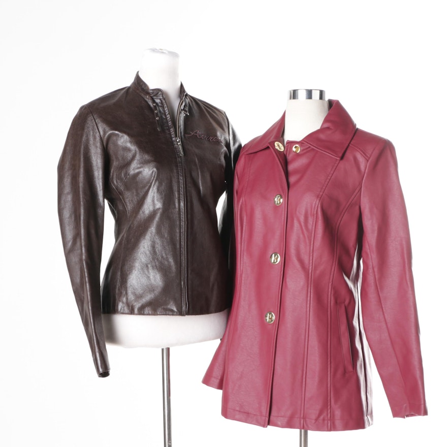 Women's Leather Jackets Including Avirex