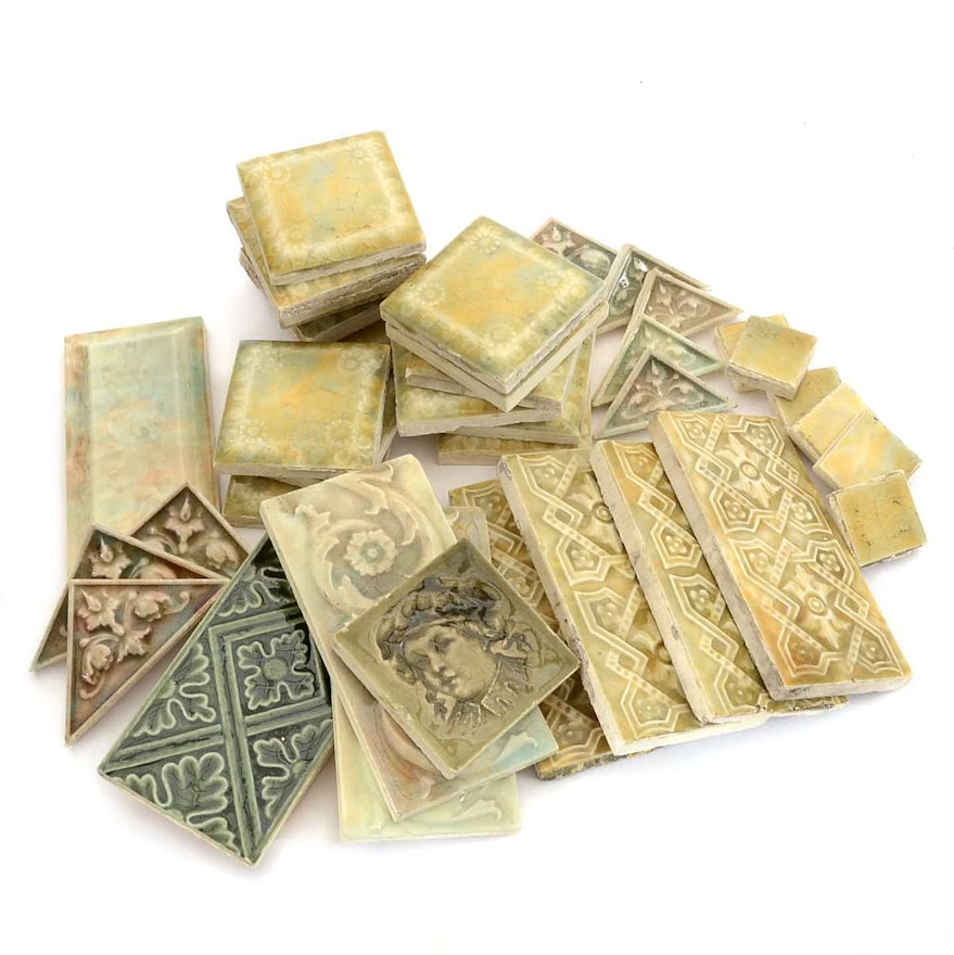 Assorted Green Ceramic Tile