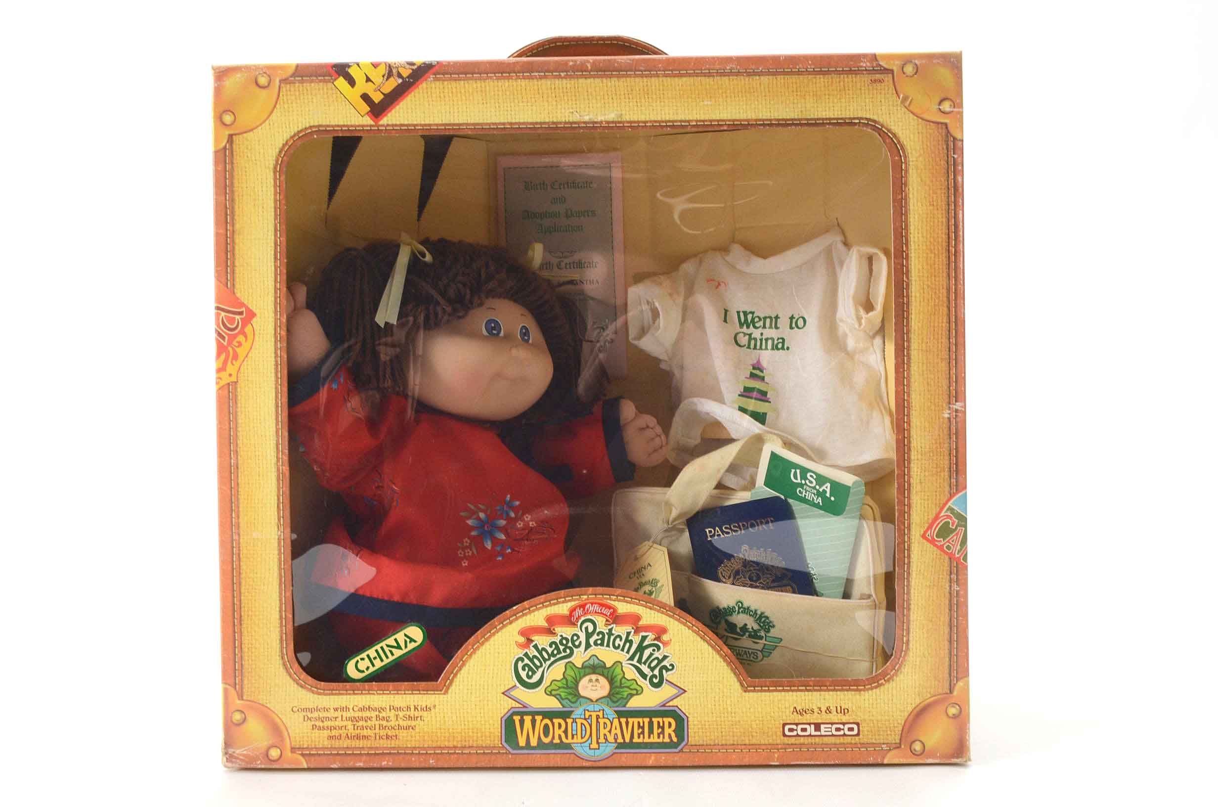 Four World Traveler Cabbage Patch Kids
