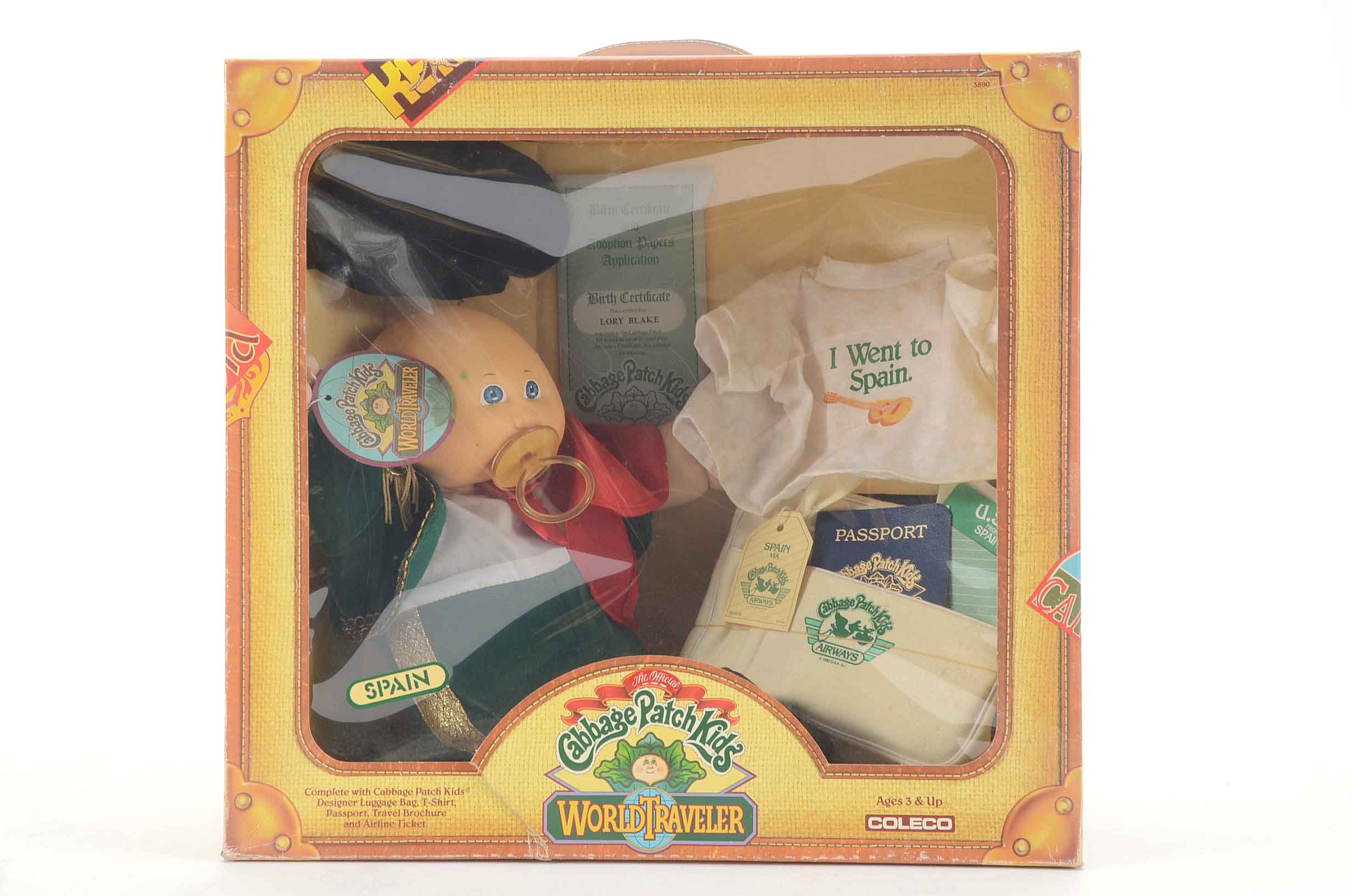 Four World Traveler Cabbage Patch Kids