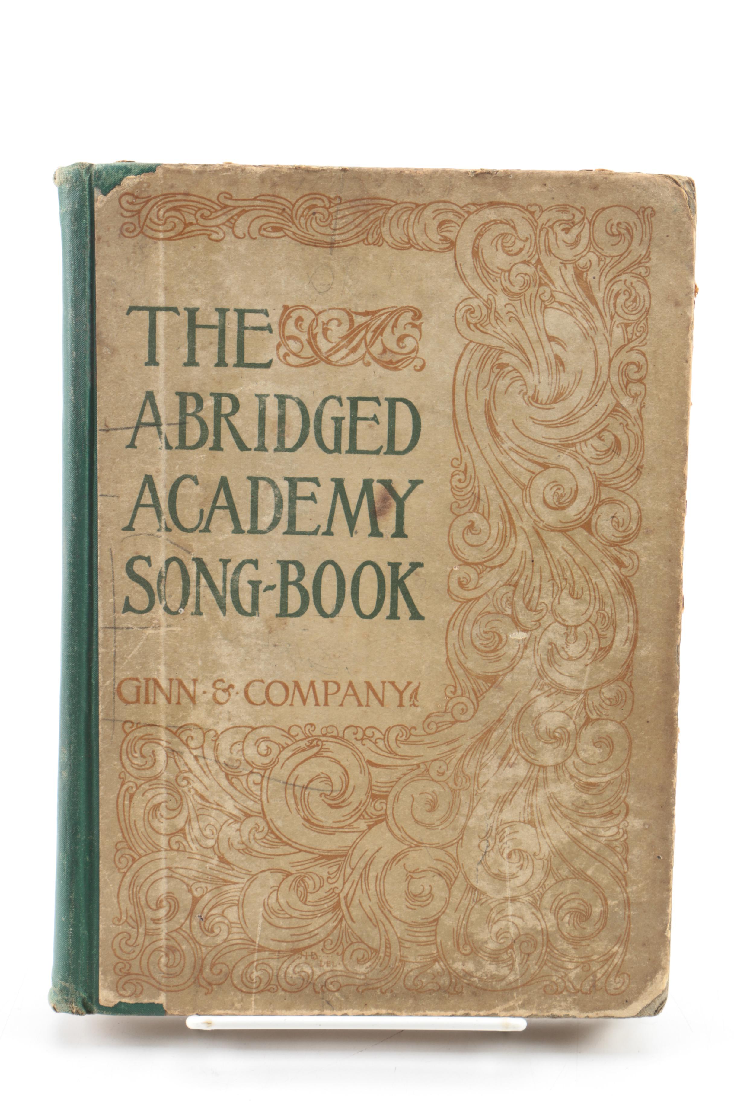Early 20th Century Music Books featuring Religious Songs