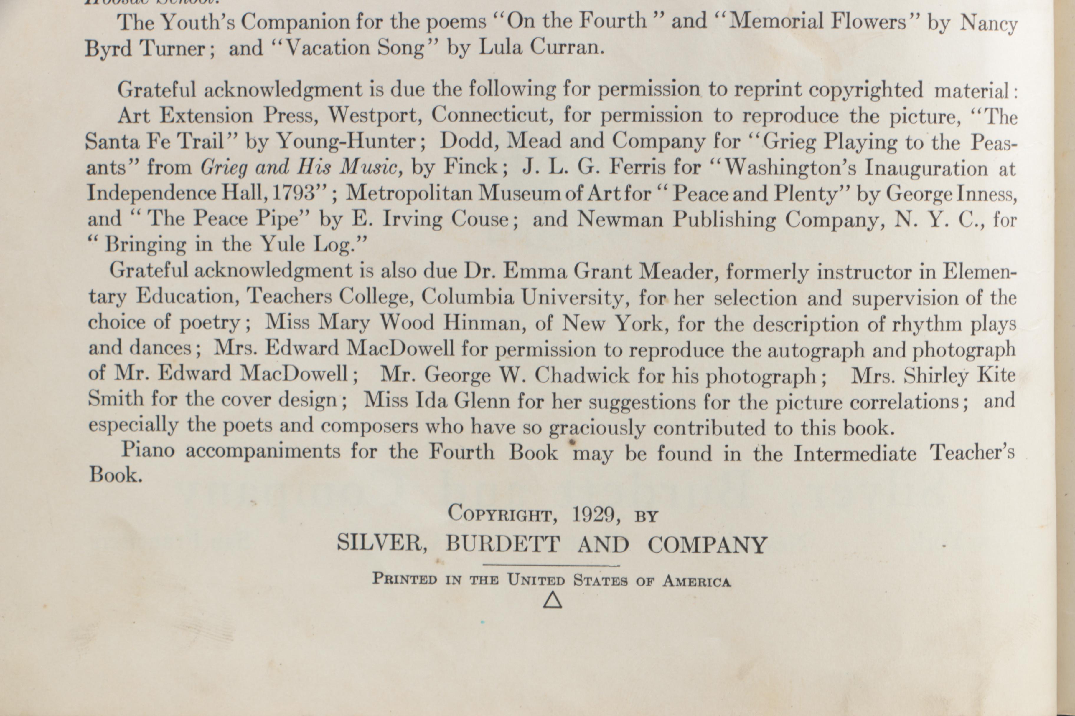 Early 20th Century Music Books featuring Religious Songs