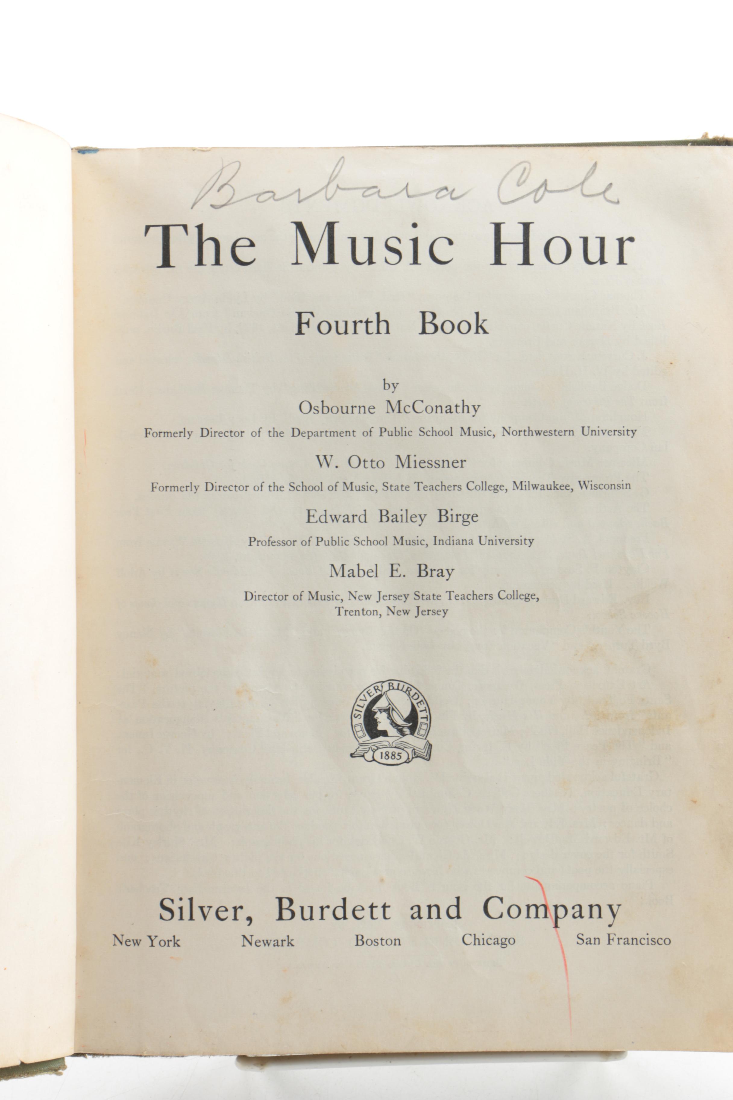 Early 20th Century Music Books featuring Religious Songs