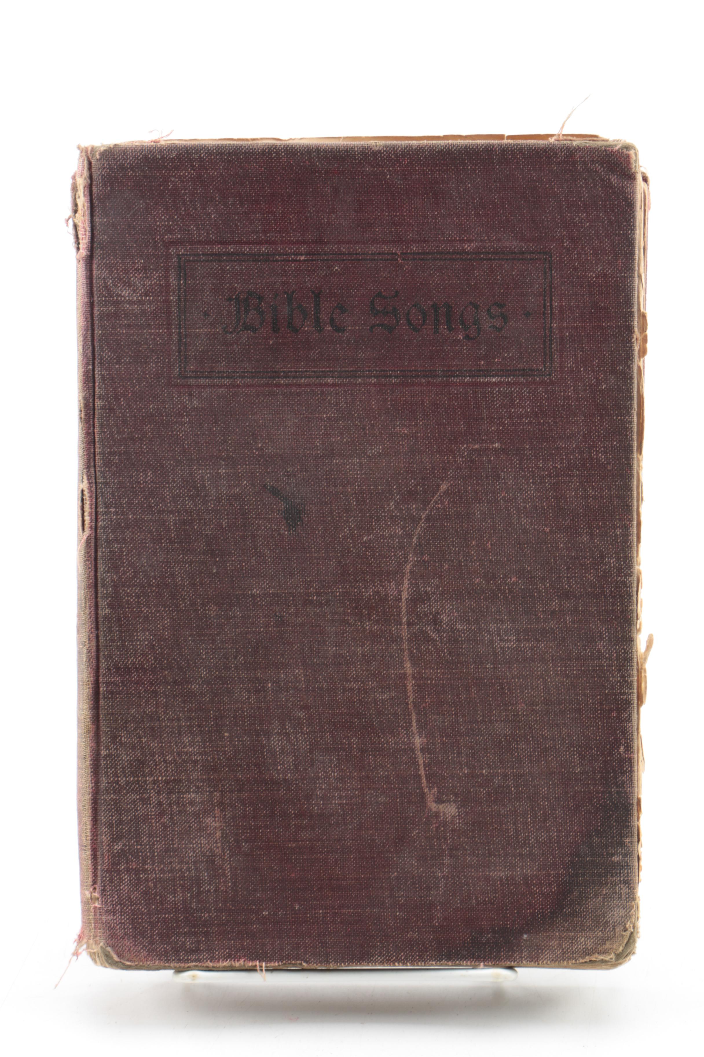 Early 20th Century Music Books featuring Religious Songs