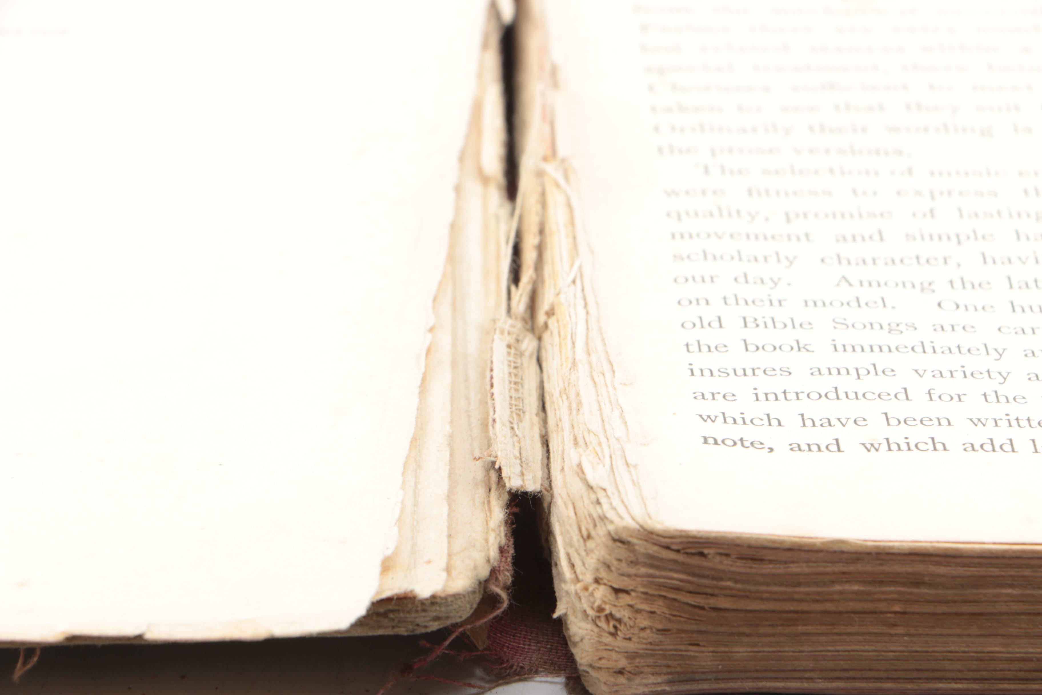 Early 20th Century Music Books featuring Religious Songs