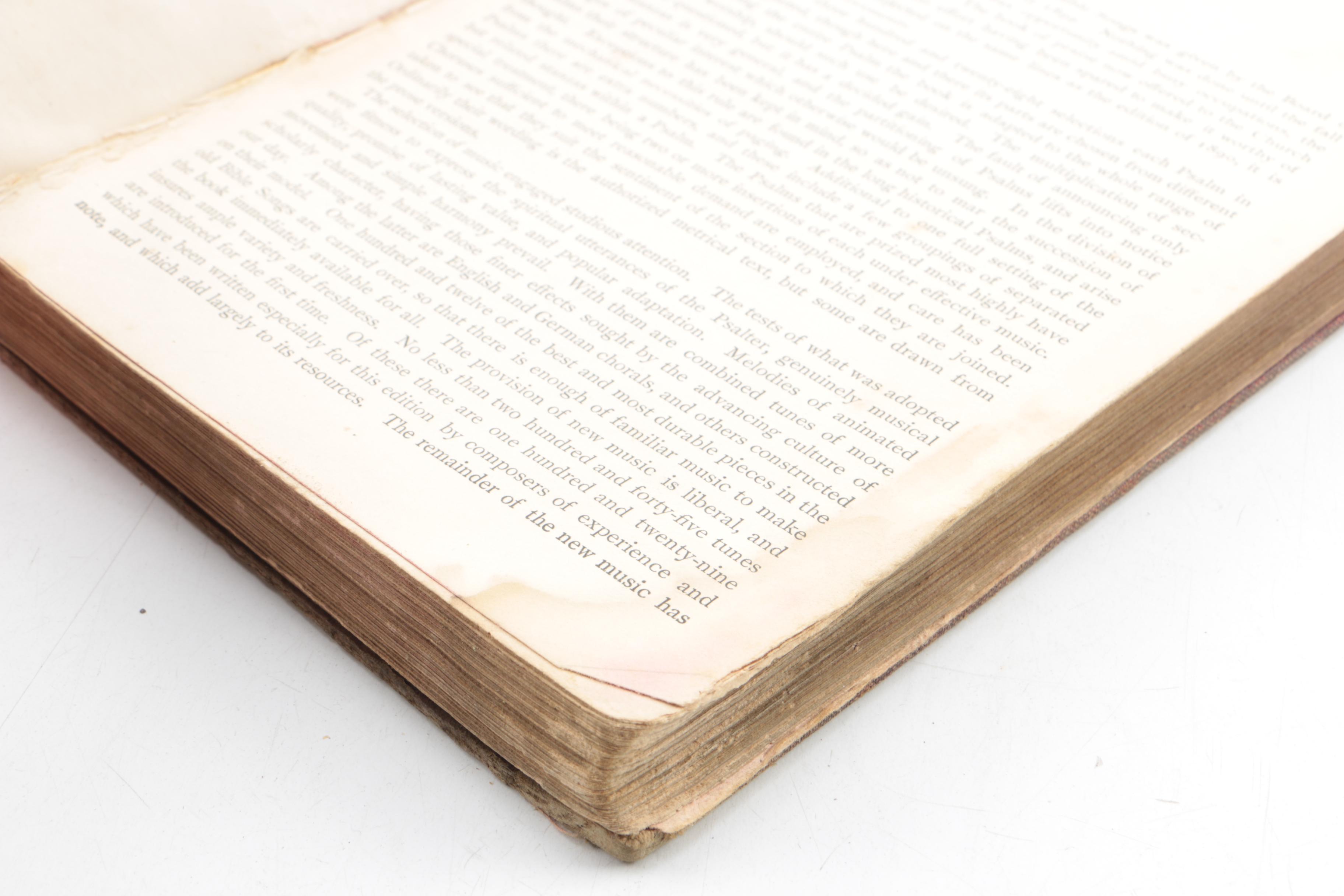 Early 20th Century Music Books featuring Religious Songs