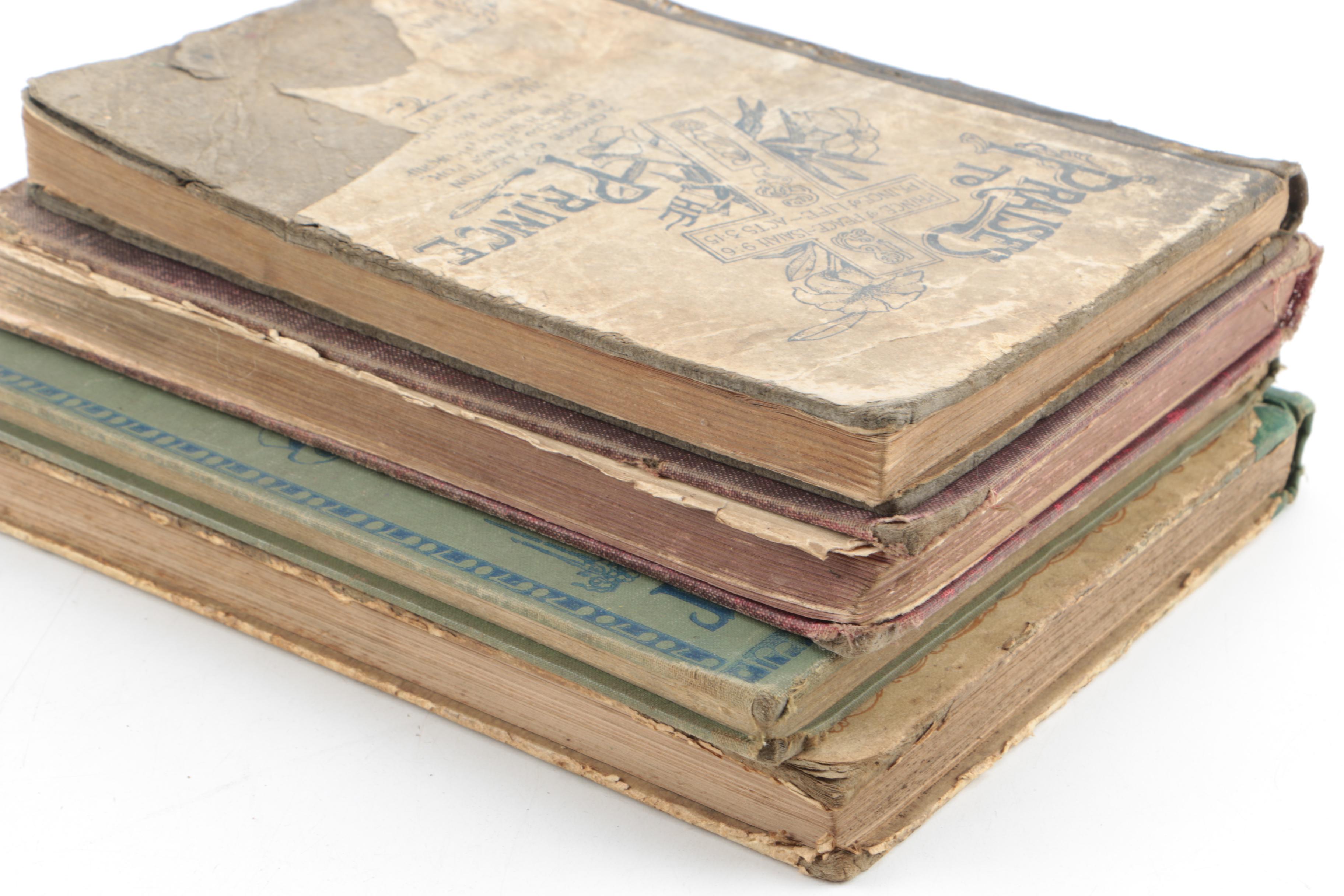 Early 20th Century Music Books featuring Religious Songs