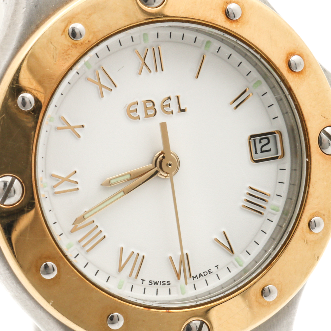 Ebel "Sportwave" 18K Yellow Gold and Stainless Steel Watch