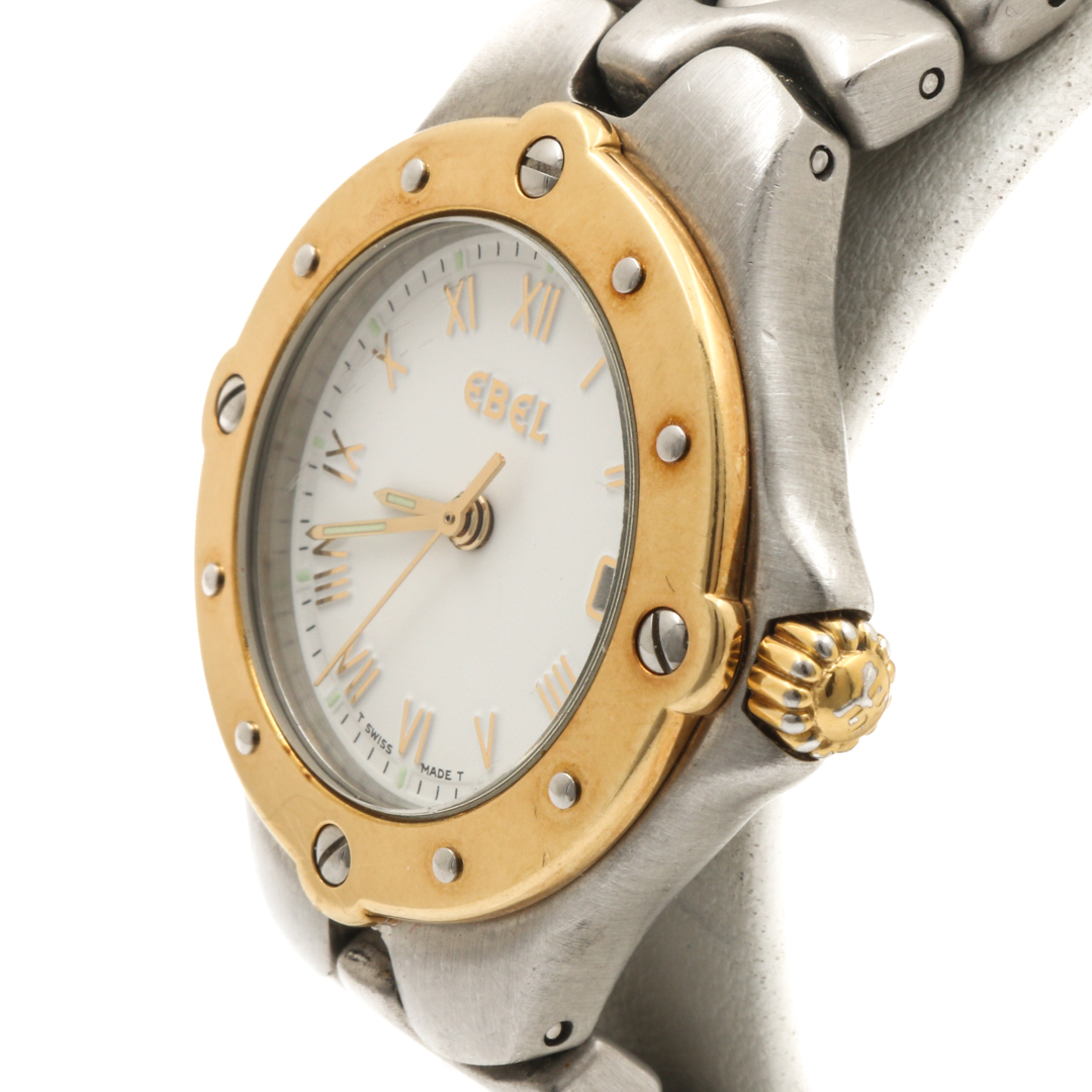 Ebel "Sportwave" 18K Yellow Gold and Stainless Steel Watch