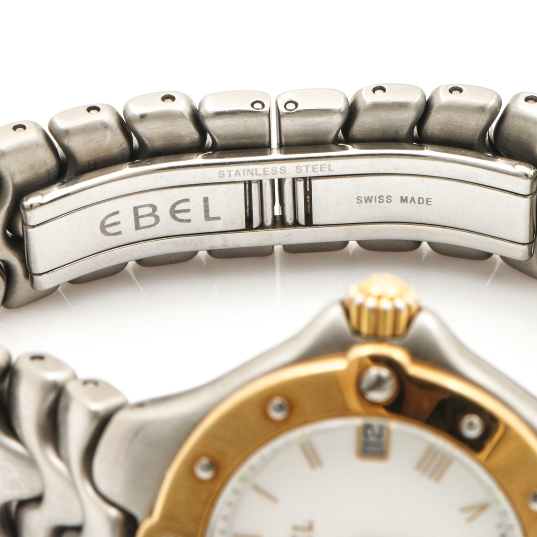 Ebel "Sportwave" 18K Yellow Gold and Stainless Steel Watch