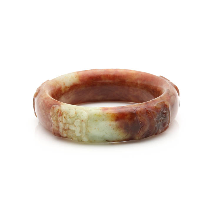 Bowenite Carved Bangle