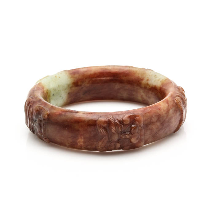 Bowenite Carved Bangle