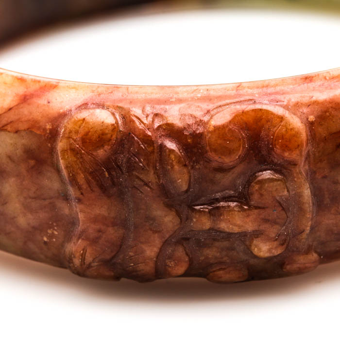 Bowenite Carved Bangle