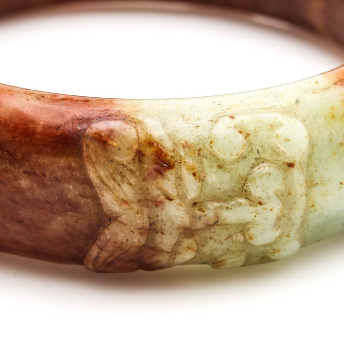 Bowenite Carved Bangle