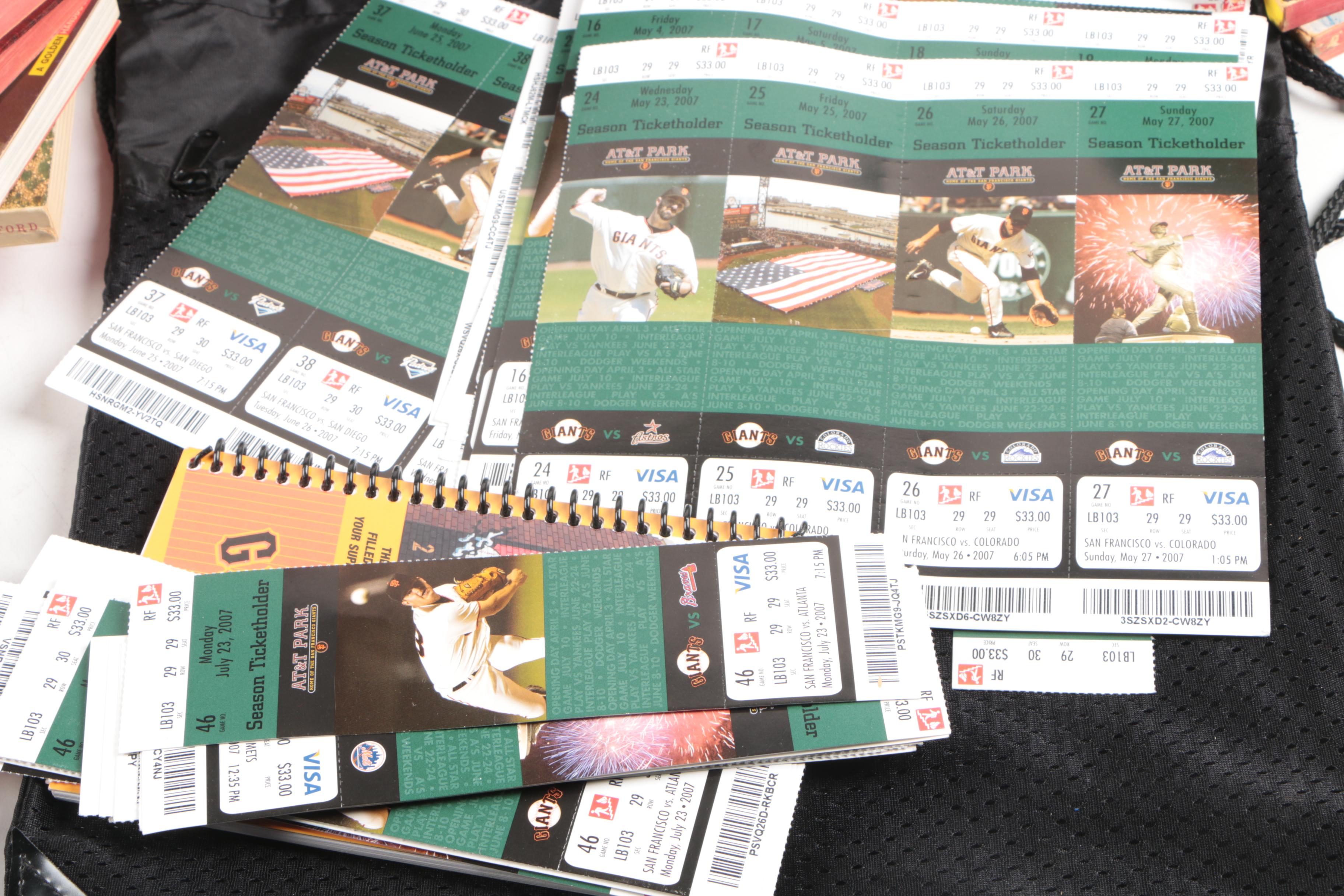 San Francisco Giants Memorabilia and Vintage Sports Books