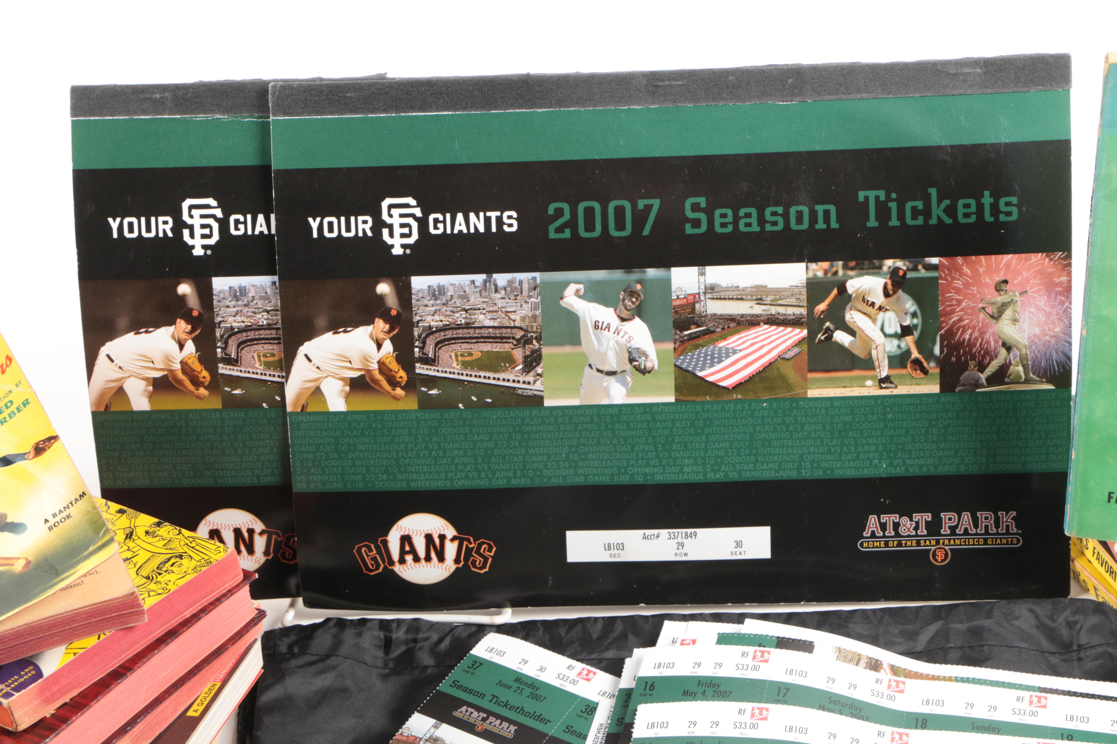San Francisco Giants Memorabilia and Vintage Sports Books