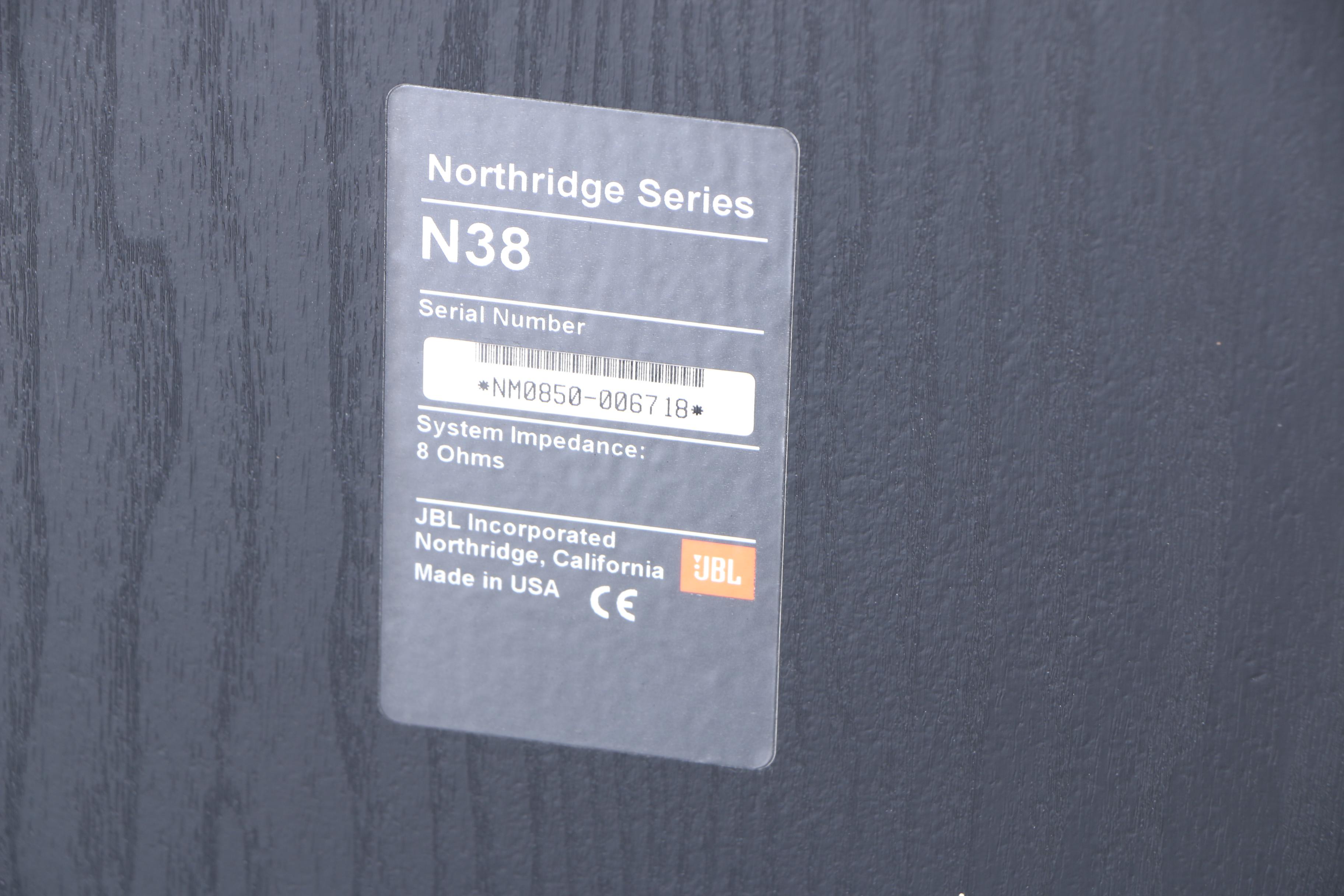 JBL Nortridge Series N38 Floorstanding Speakers