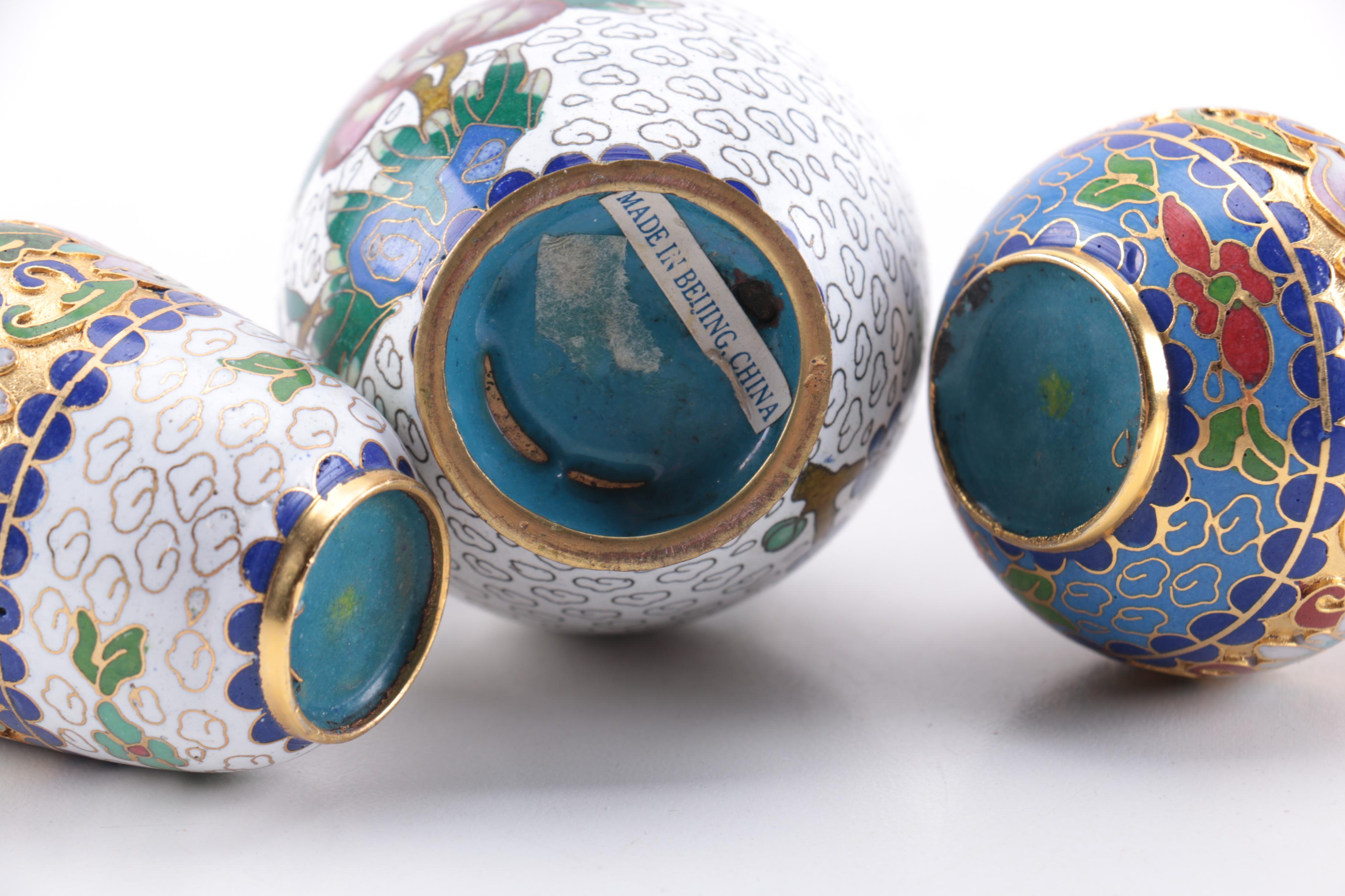 Chinese Cloisonne Assortment