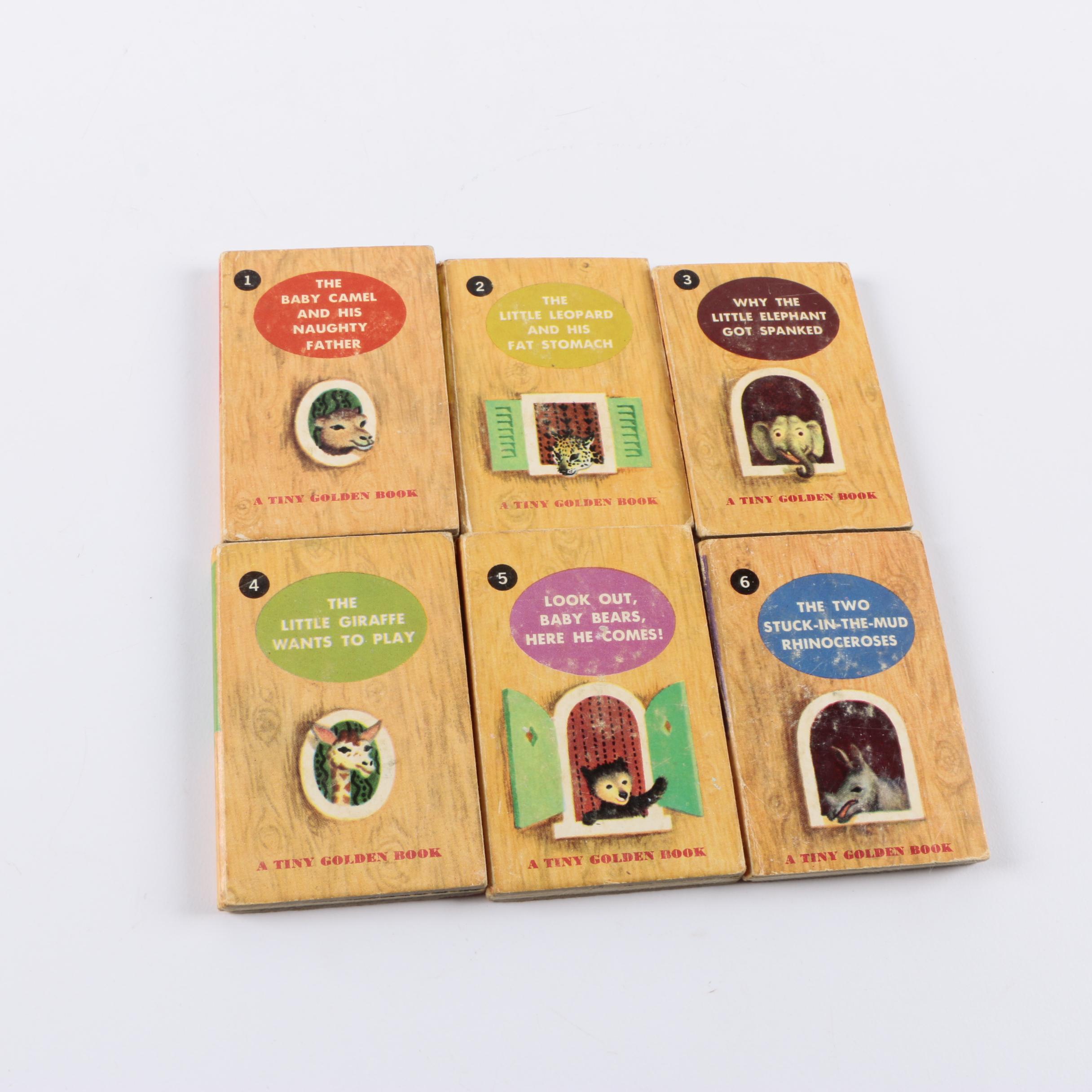 1964 "Tiny Golden Library" Thirty-Six-Book Set Including Disney