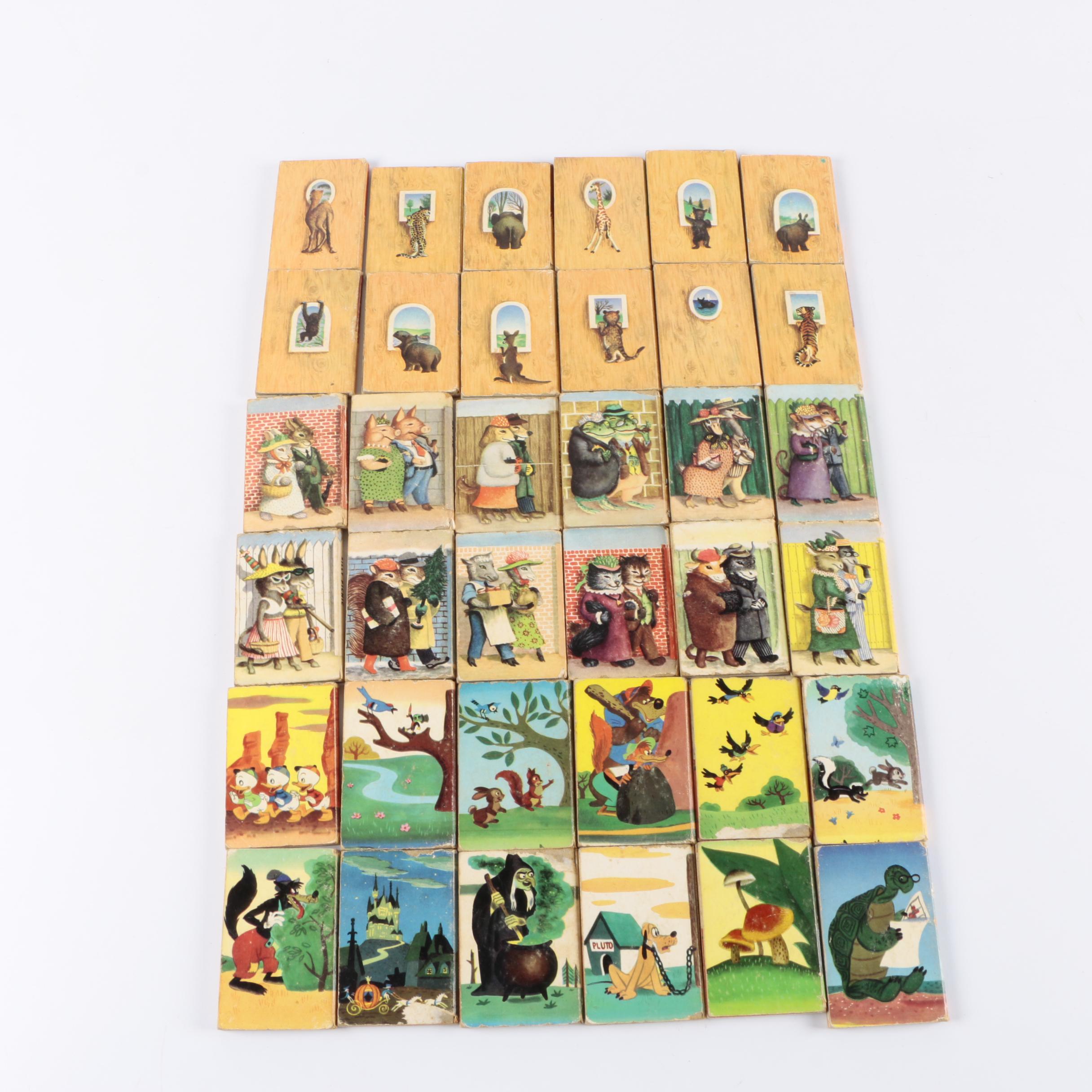1964 "Tiny Golden Library" Thirty-Six-Book Set Including Disney