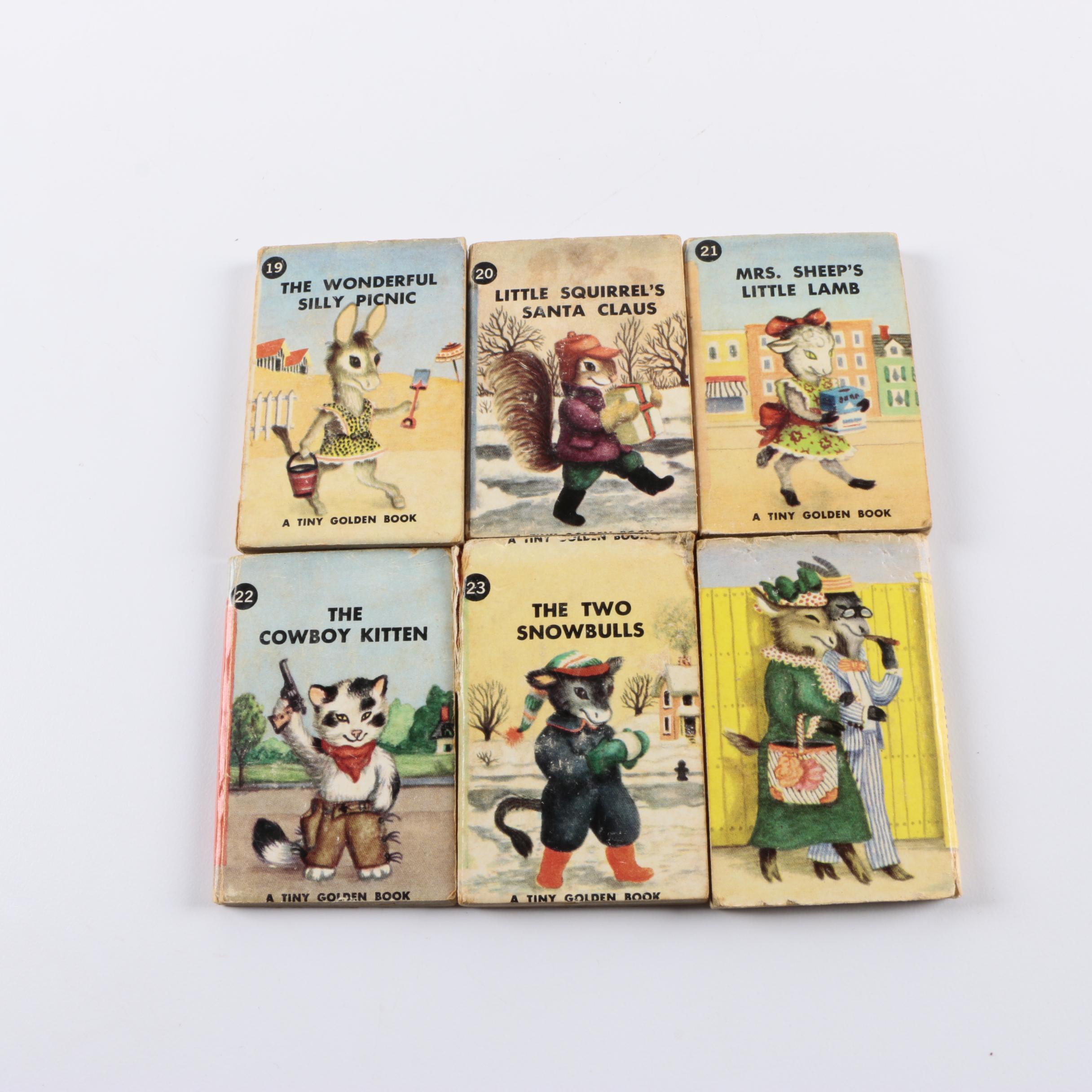 1964 "Tiny Golden Library" Thirty-Six-Book Set Including Disney