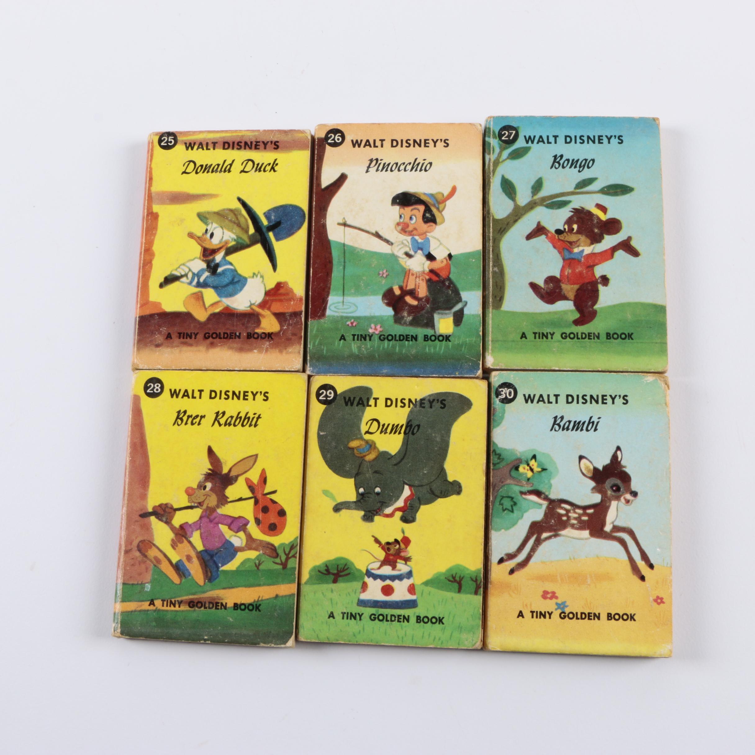 1964 "Tiny Golden Library" Thirty-Six-Book Set Including Disney