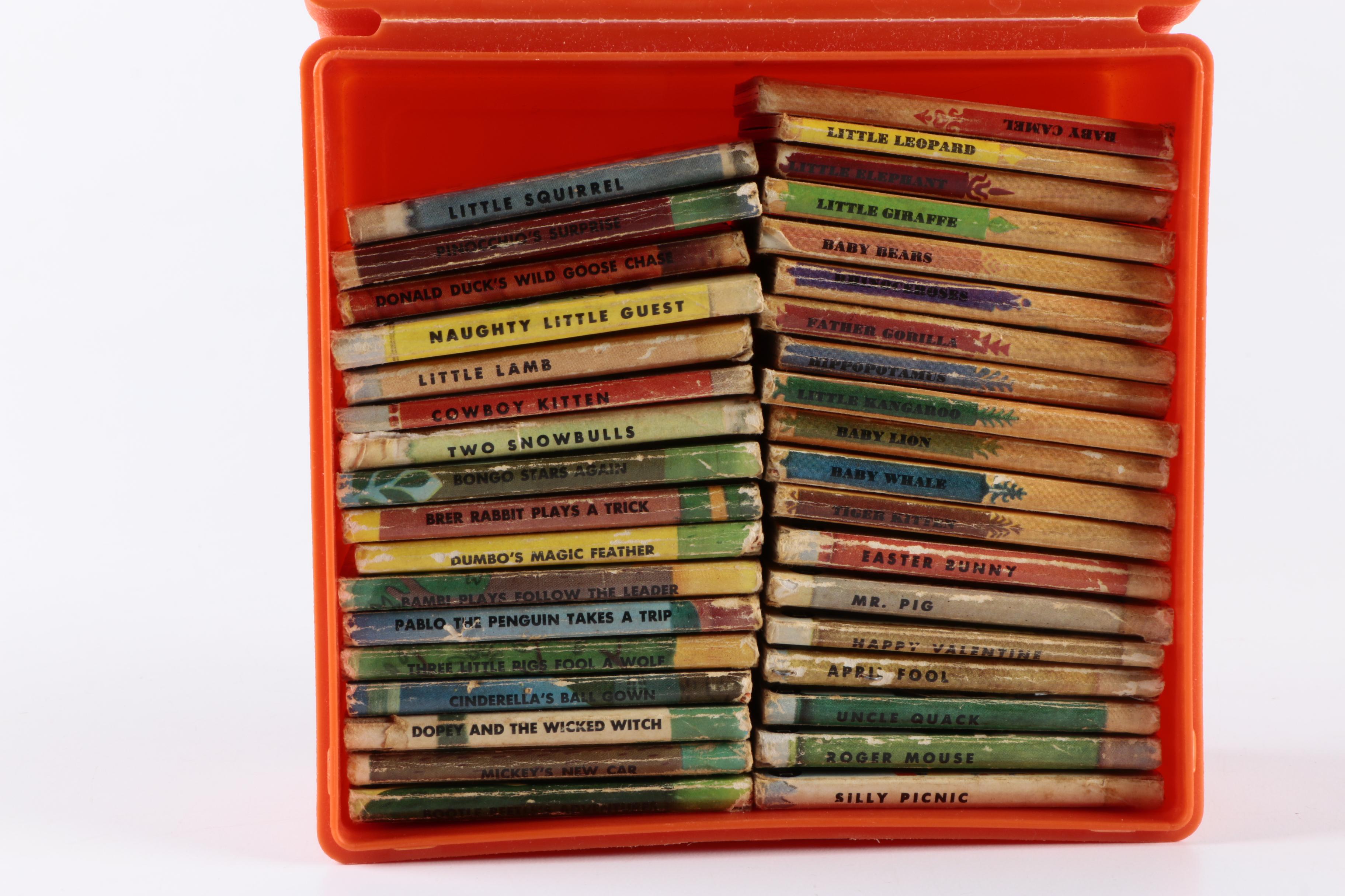 1964 "Tiny Golden Library" Thirty-Six-Book Set Including Disney