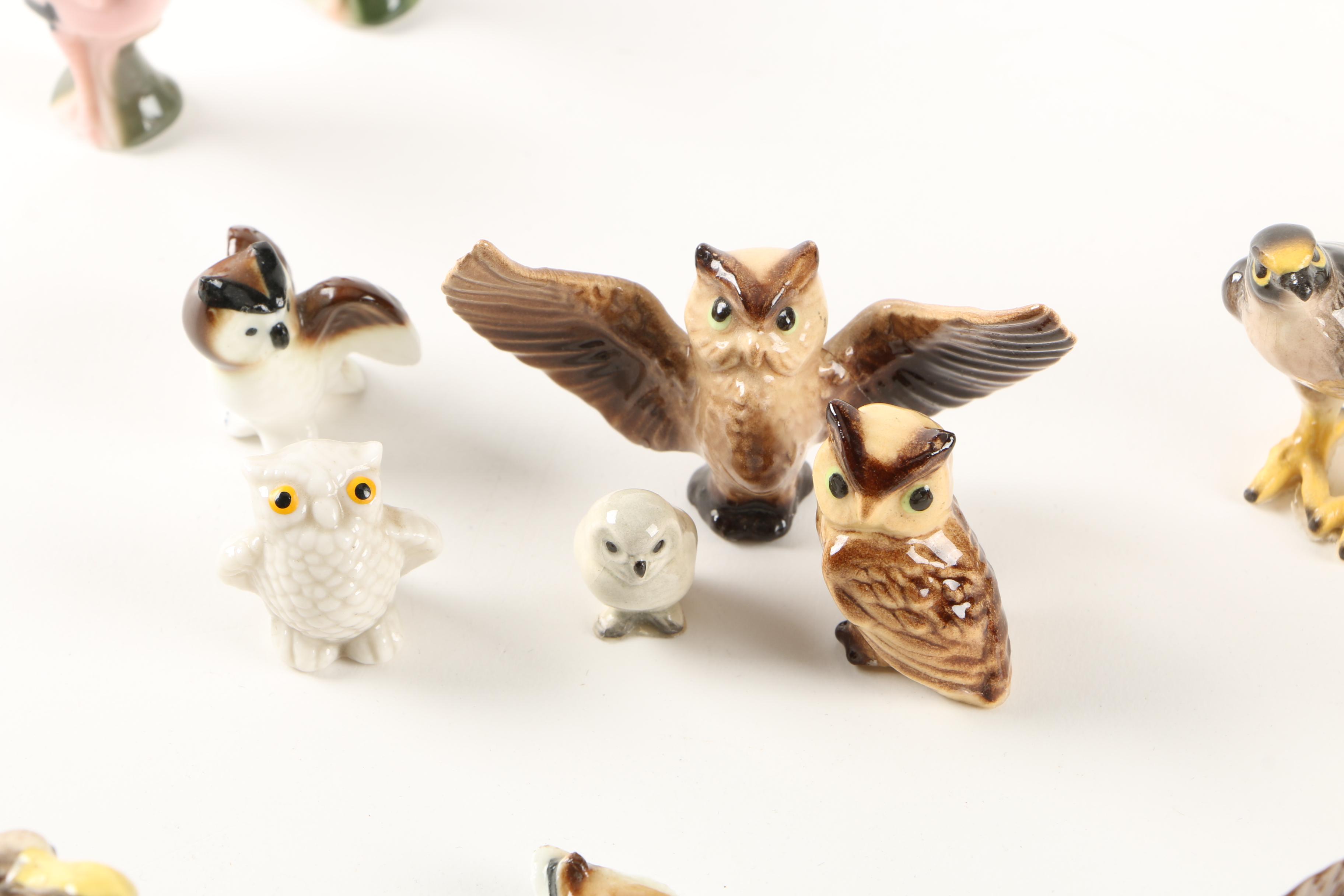 Hagen-Renaker Bird Figurines with Book