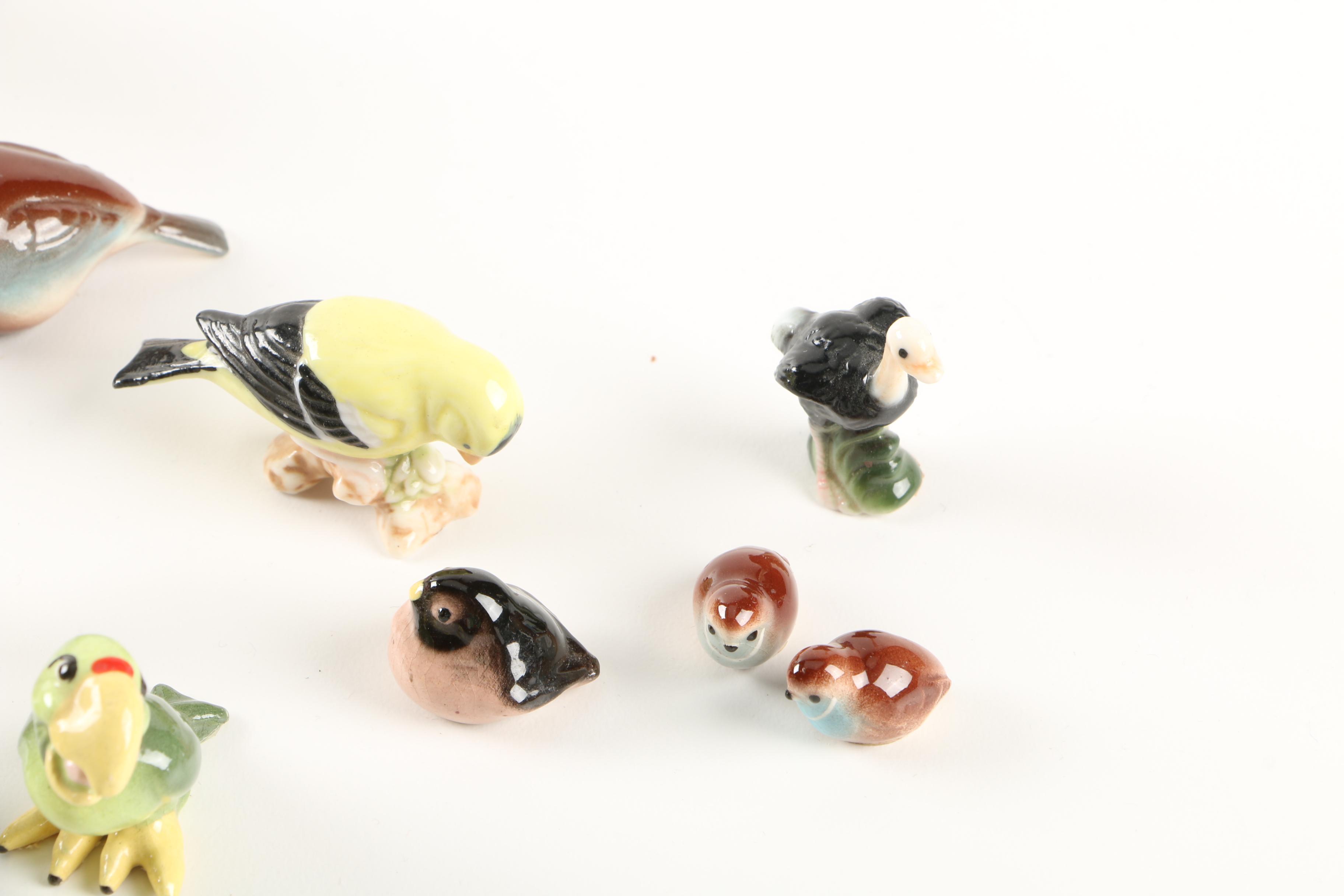 Hagen-Renaker Bird Figurines with Book