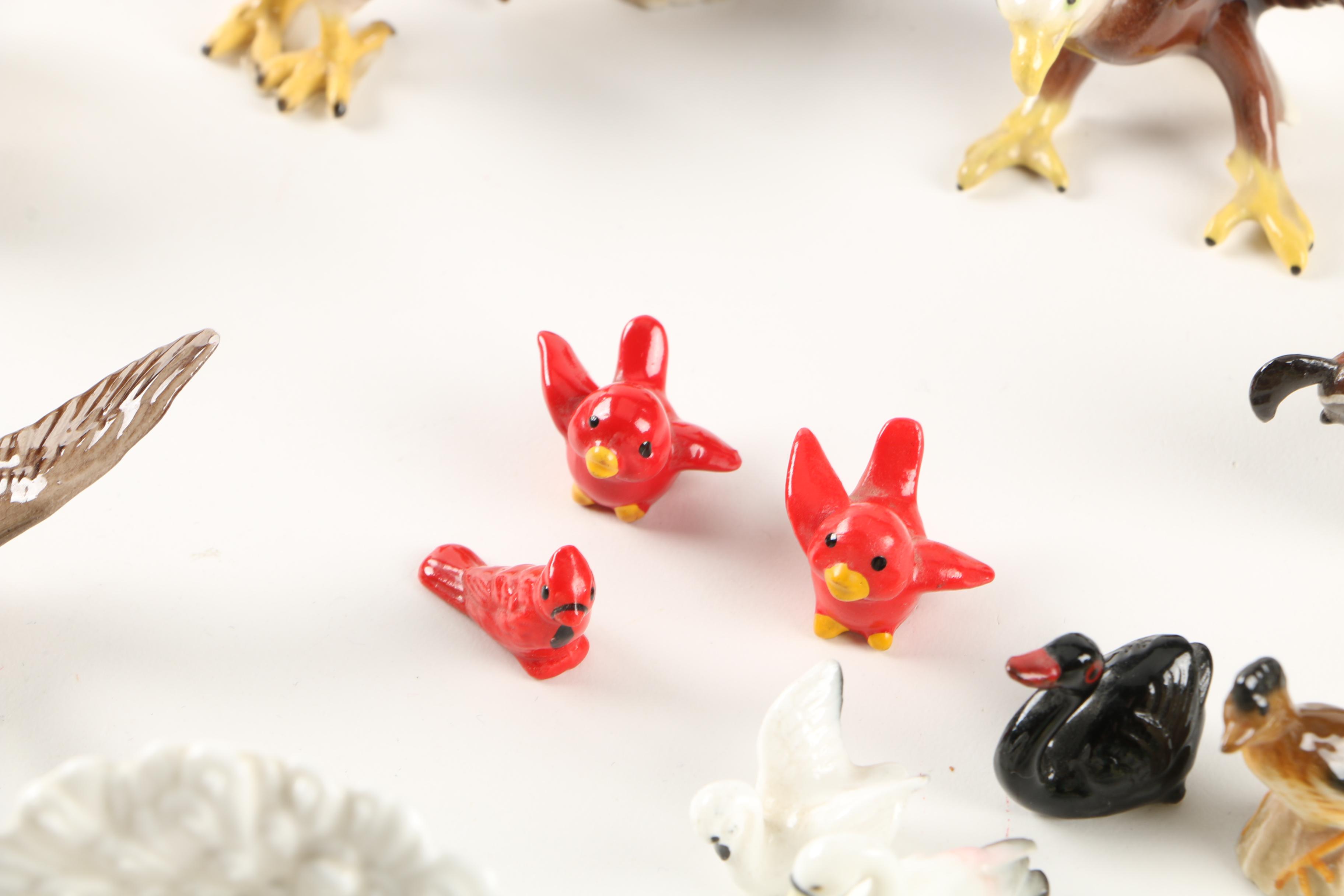 Hagen-Renaker Bird Figurines with Book