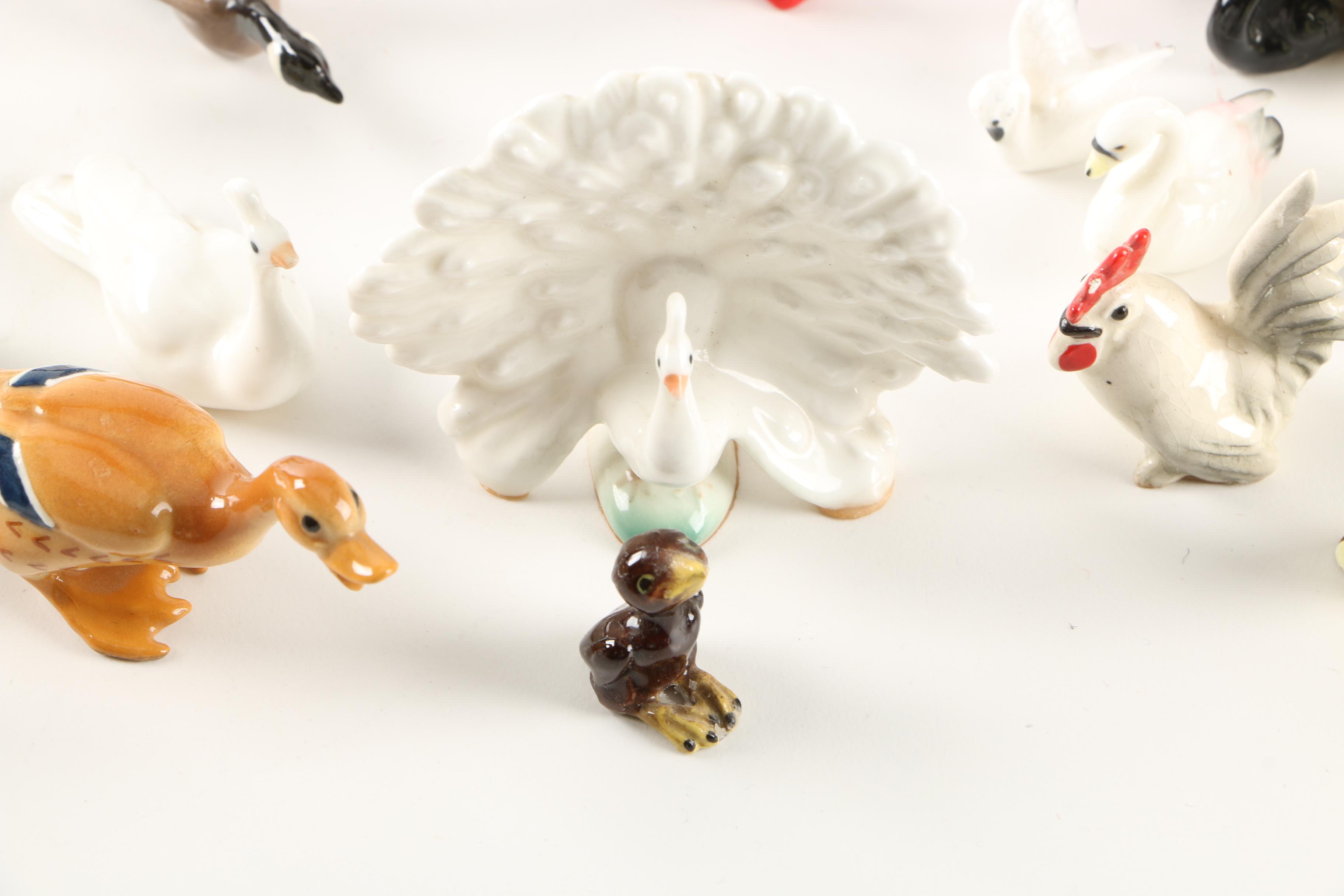 Hagen-Renaker Bird Figurines with Book